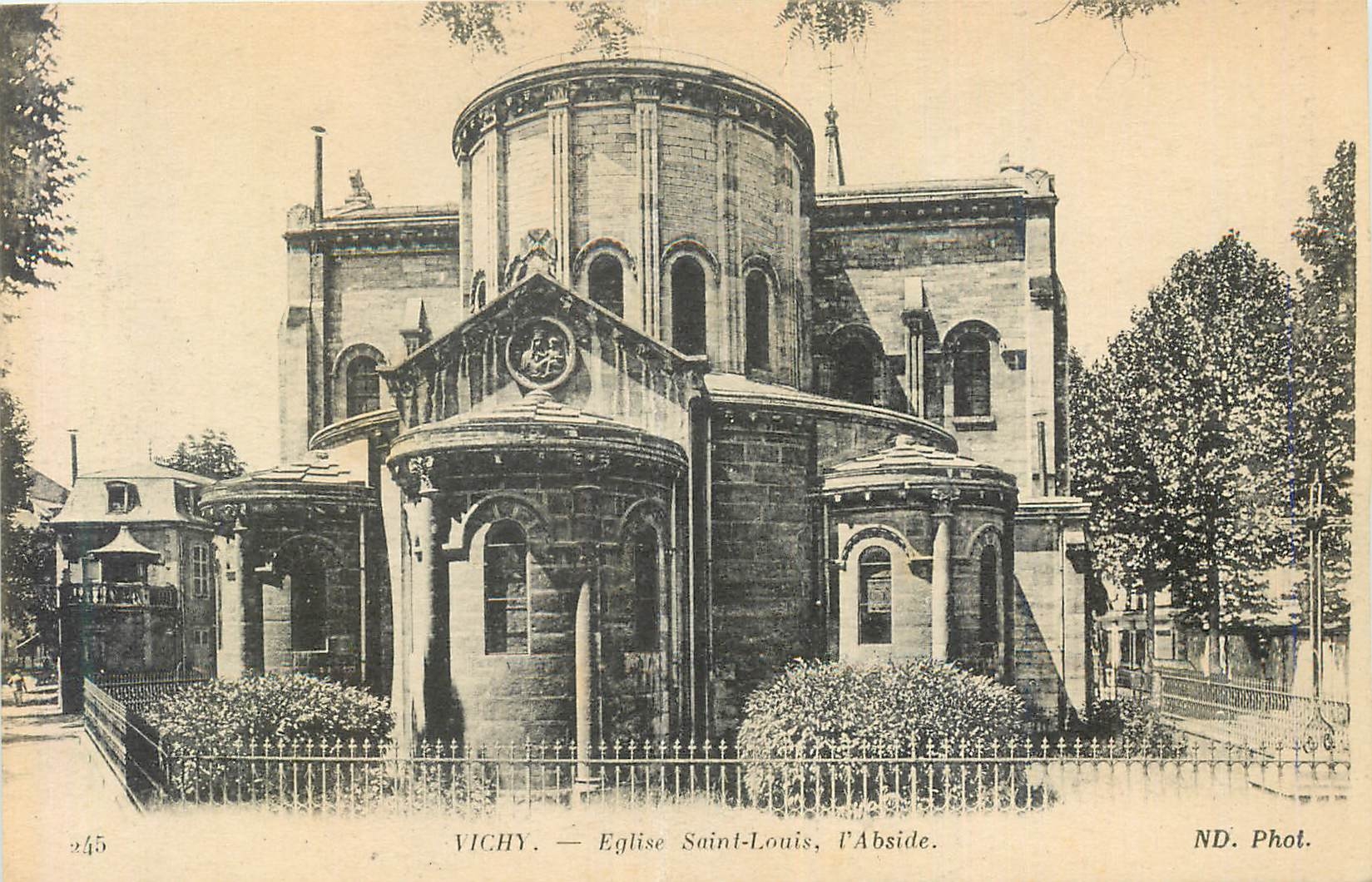 CPA 245 vichy eglise saint louis l abside