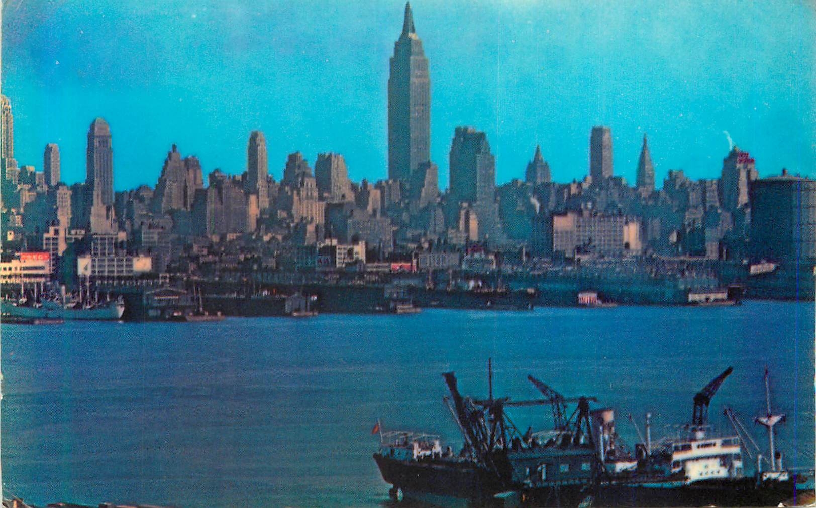 CPM View of the midtown skyline of manhattan by the empire state building