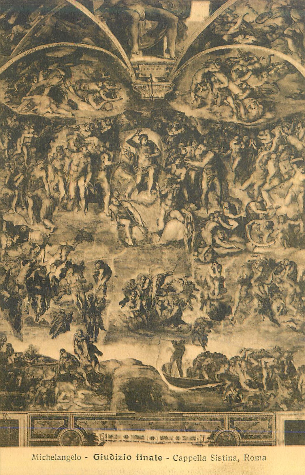 CPA Michelangelo giudizio finale capella sistina roma