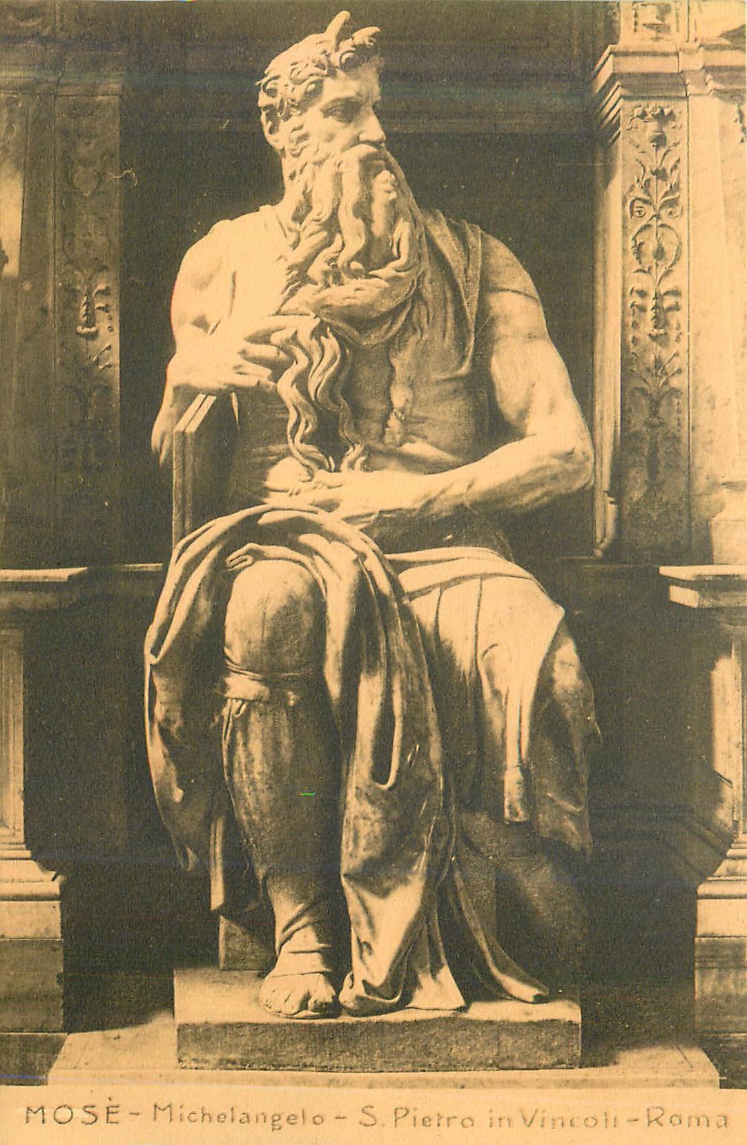 CPA Mose Michelangelo s pietro in vincoli roma