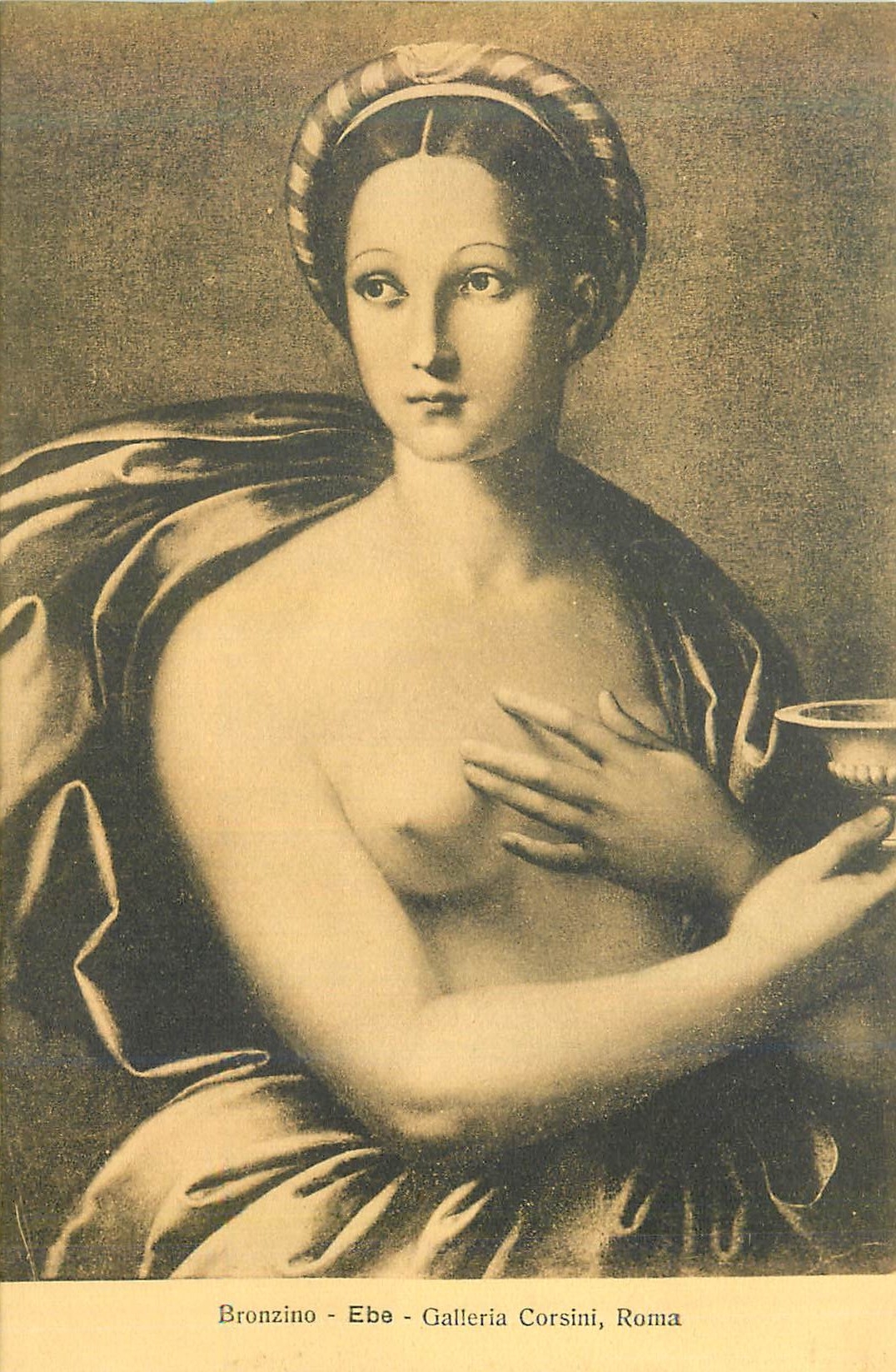 CPA Bronzino ebe galleria corsini roma