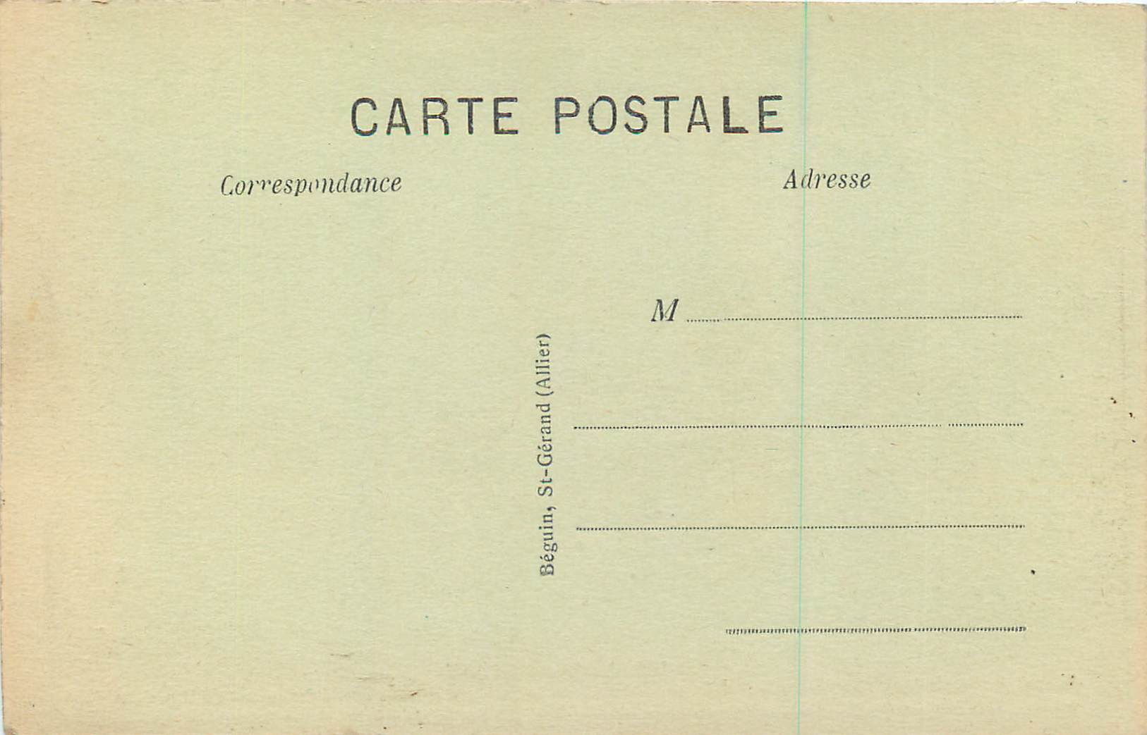 See Aydat — Das malerische Auvergne — Verlag Léon Léonard, Nr. 4765 — Rückseite
