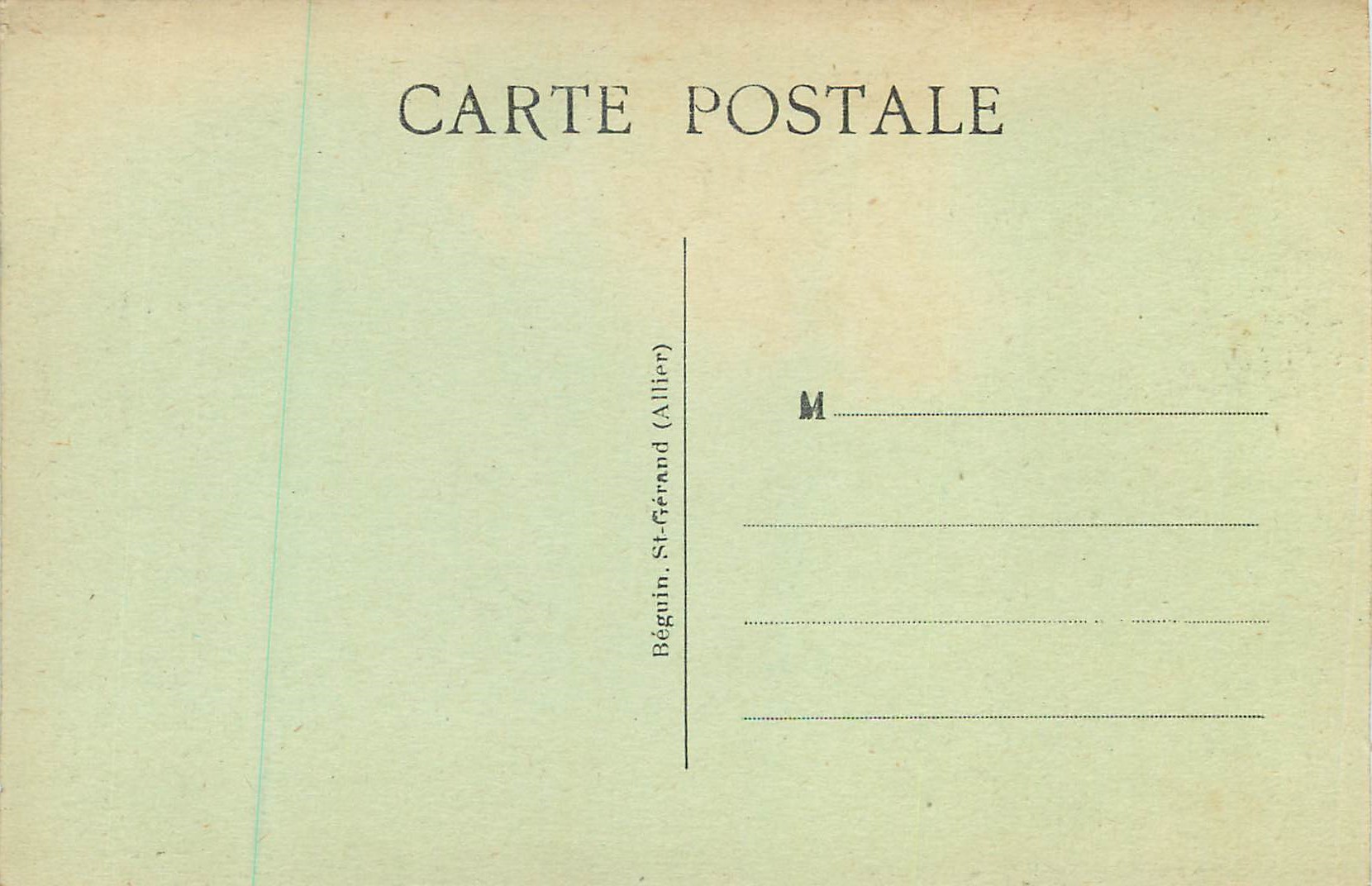 Clermont-Ferrand — La Cathédrale — Béguin, St-Gérard (Allier) — Reverso