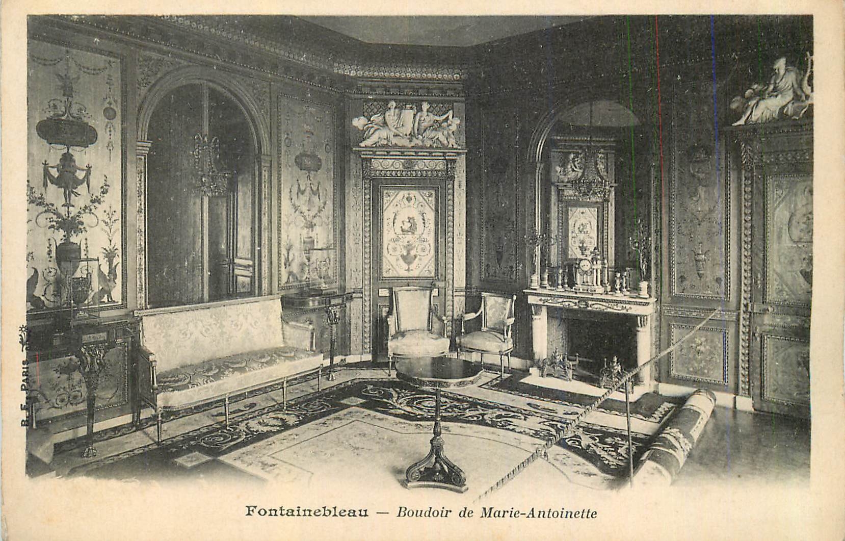 Fontainebleau — Boudoir de Marie-Antoinette — R.E. Paris