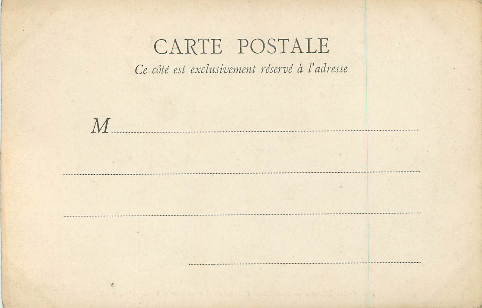 Fontainebleau — Stanza da letto antica di Anna d'Asburgo — B.F., PARIS — Verso