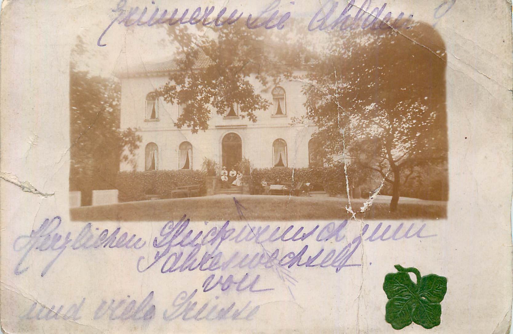 CARTE PHOTO Château Allemagne Hambourg