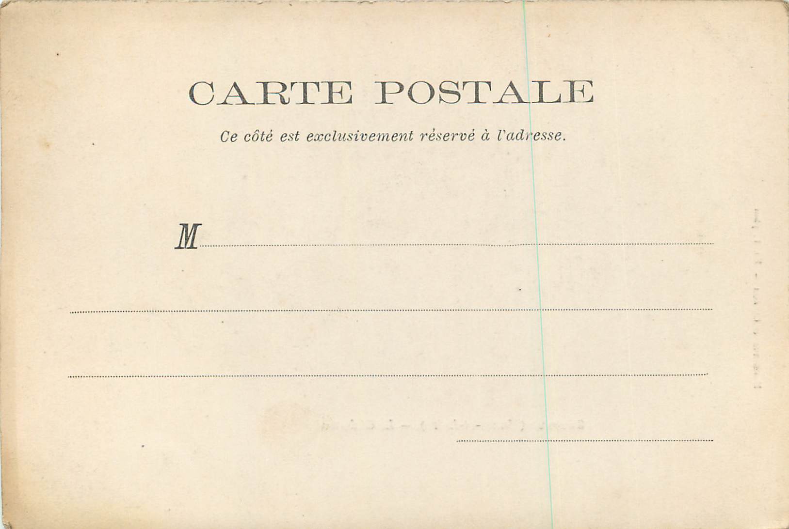 Saumur (Maine-et-Loire) — Le Château — Hachette et Cie, phot. L. Ed. — Verso