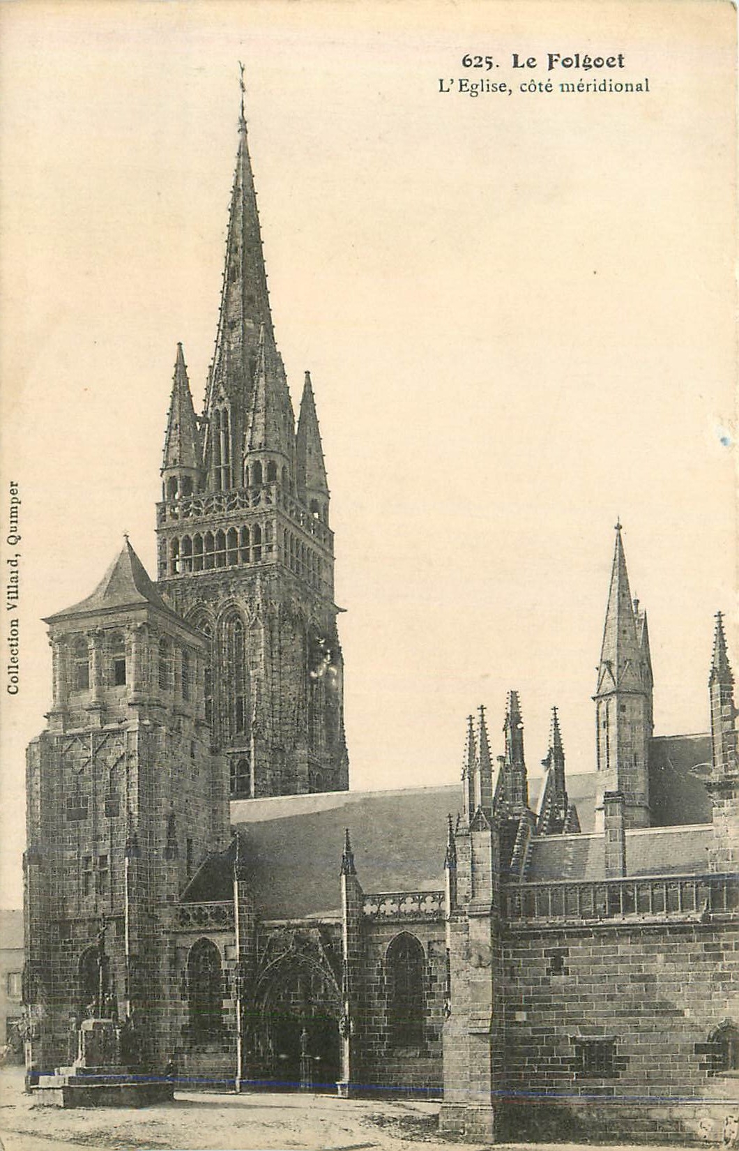 CPA 625 le folgoet l eglise cote meridional