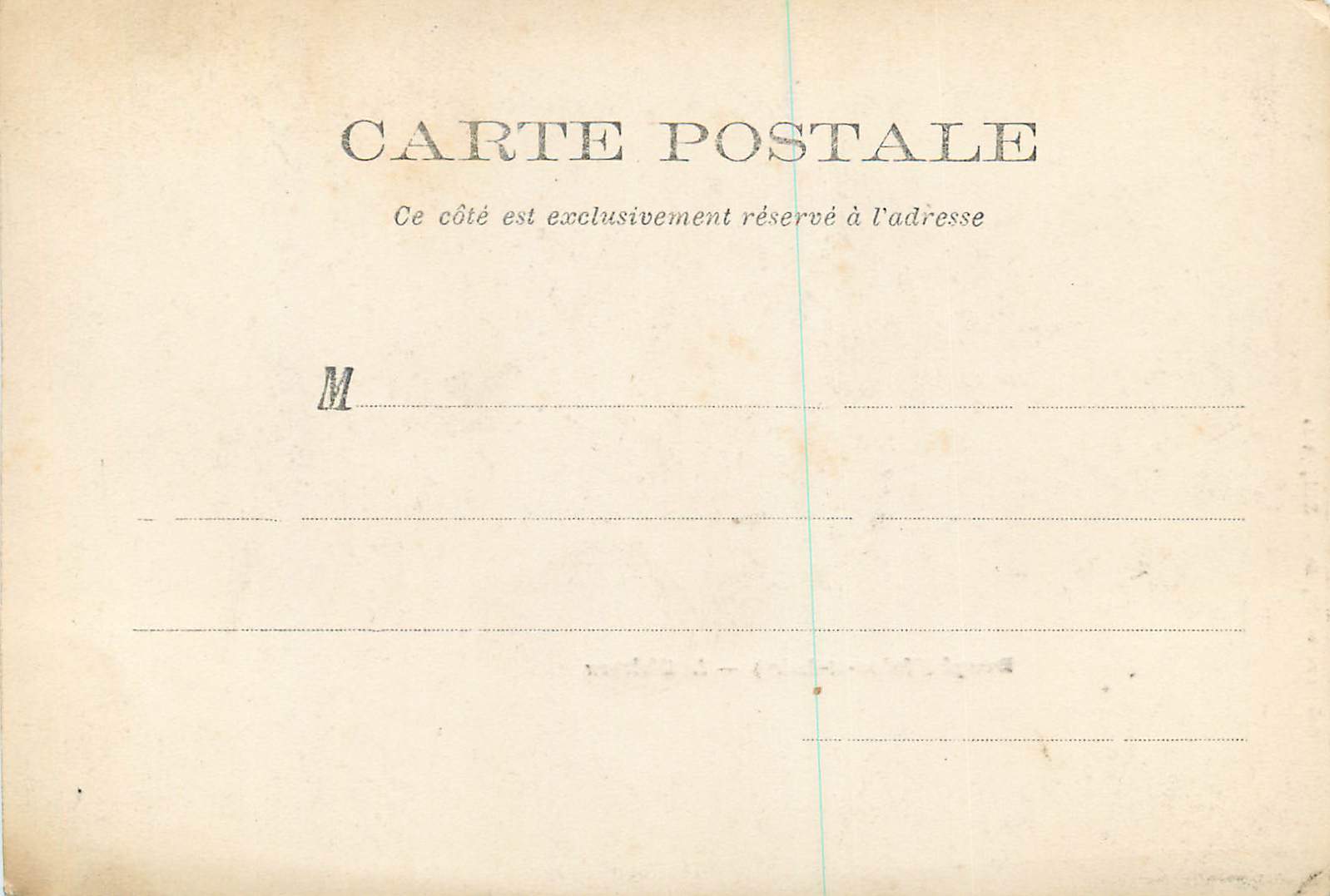 CPA Bauge (maine et loire) le château (carte 1900) — Rückseite