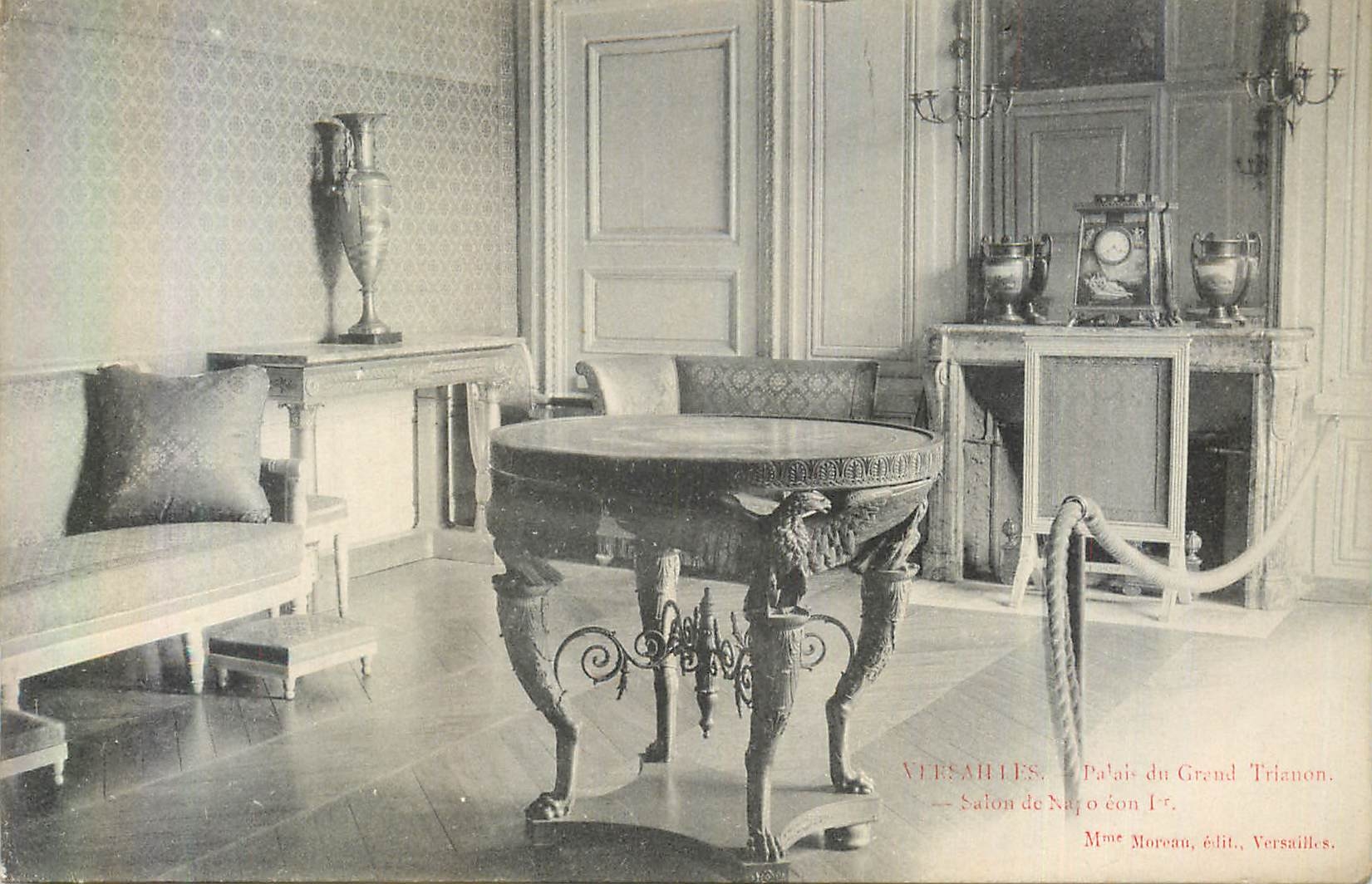 CPA Versailles palais du grand trianon salon de Napoleon 1er