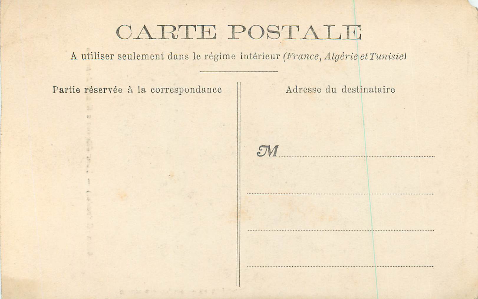 CPA Caen (calvados) tour dite des (gens d armes) — Rückseite