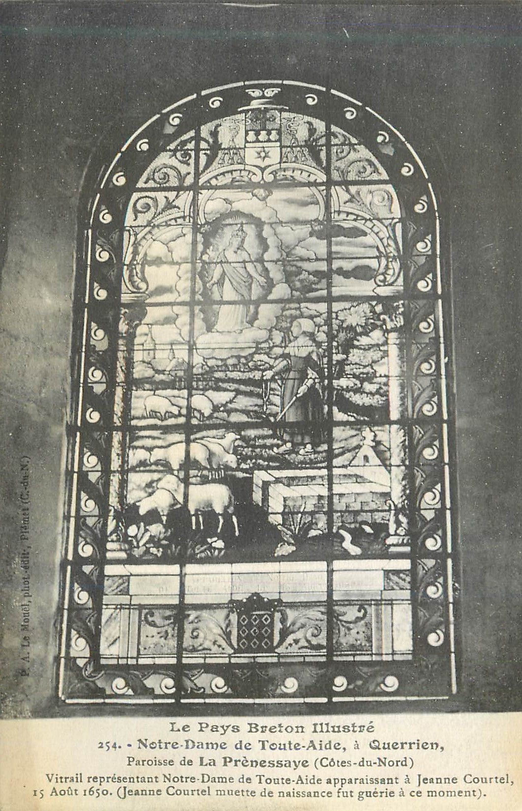CPA Le pays breton illustre 254 notre dame de toute aide a querrien Paroisse de LA Prenessaye