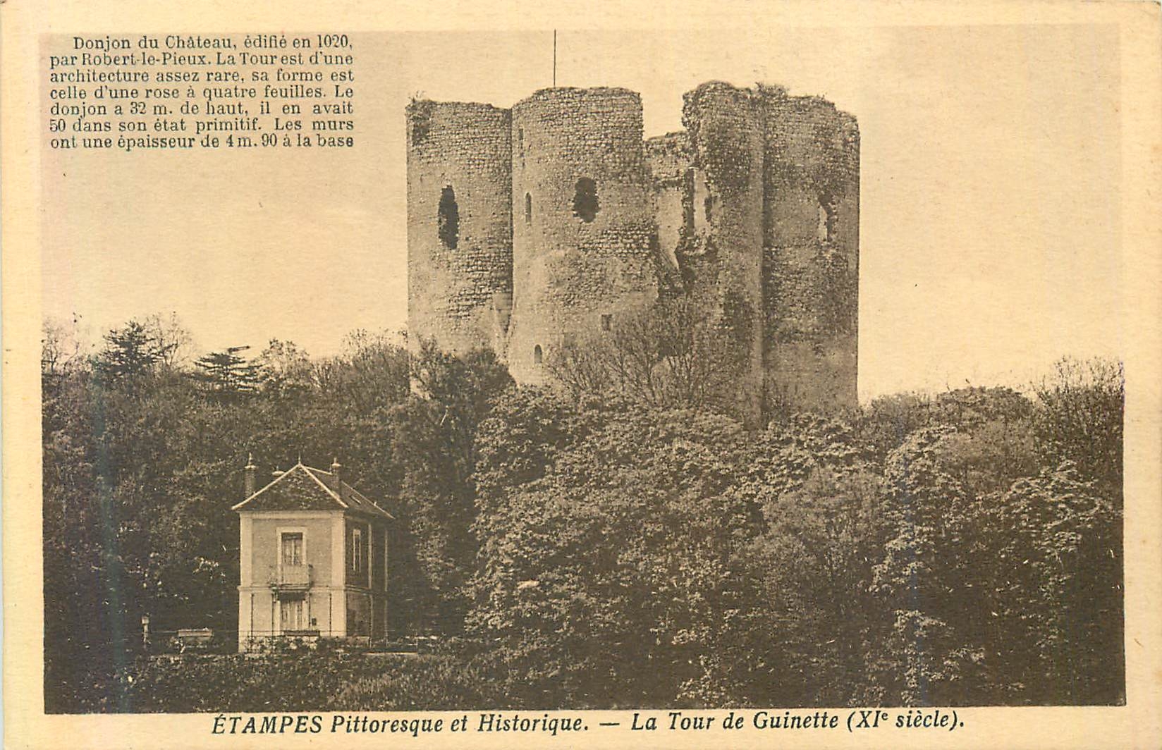 CPA Etampes pittoresque et historique la tour de guinette (xi siecle)