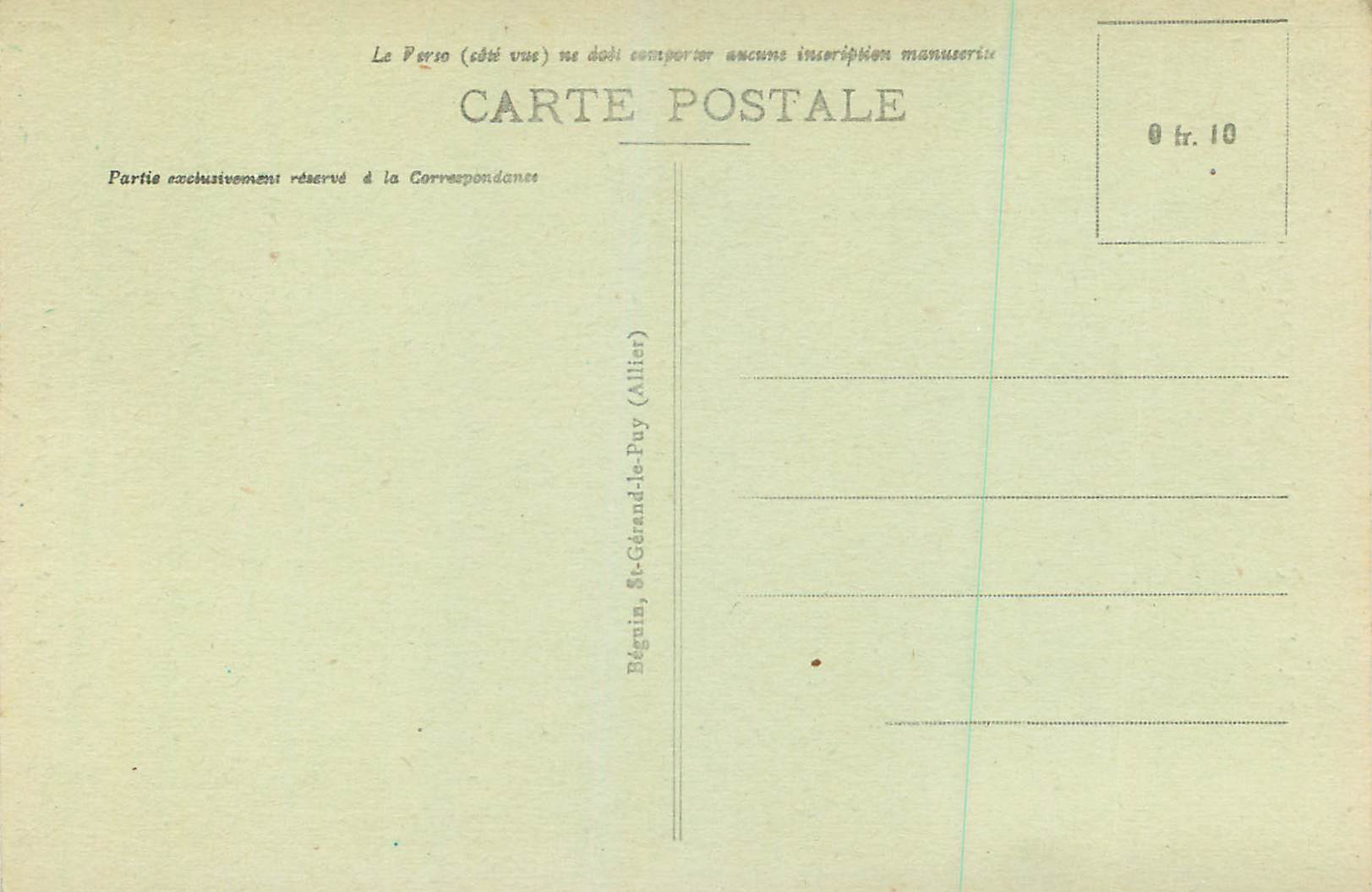 Le Puy - La Cathédrale — La Haute-Loire pittoresque — Éditeur Idéal, n° 8072 — Verso