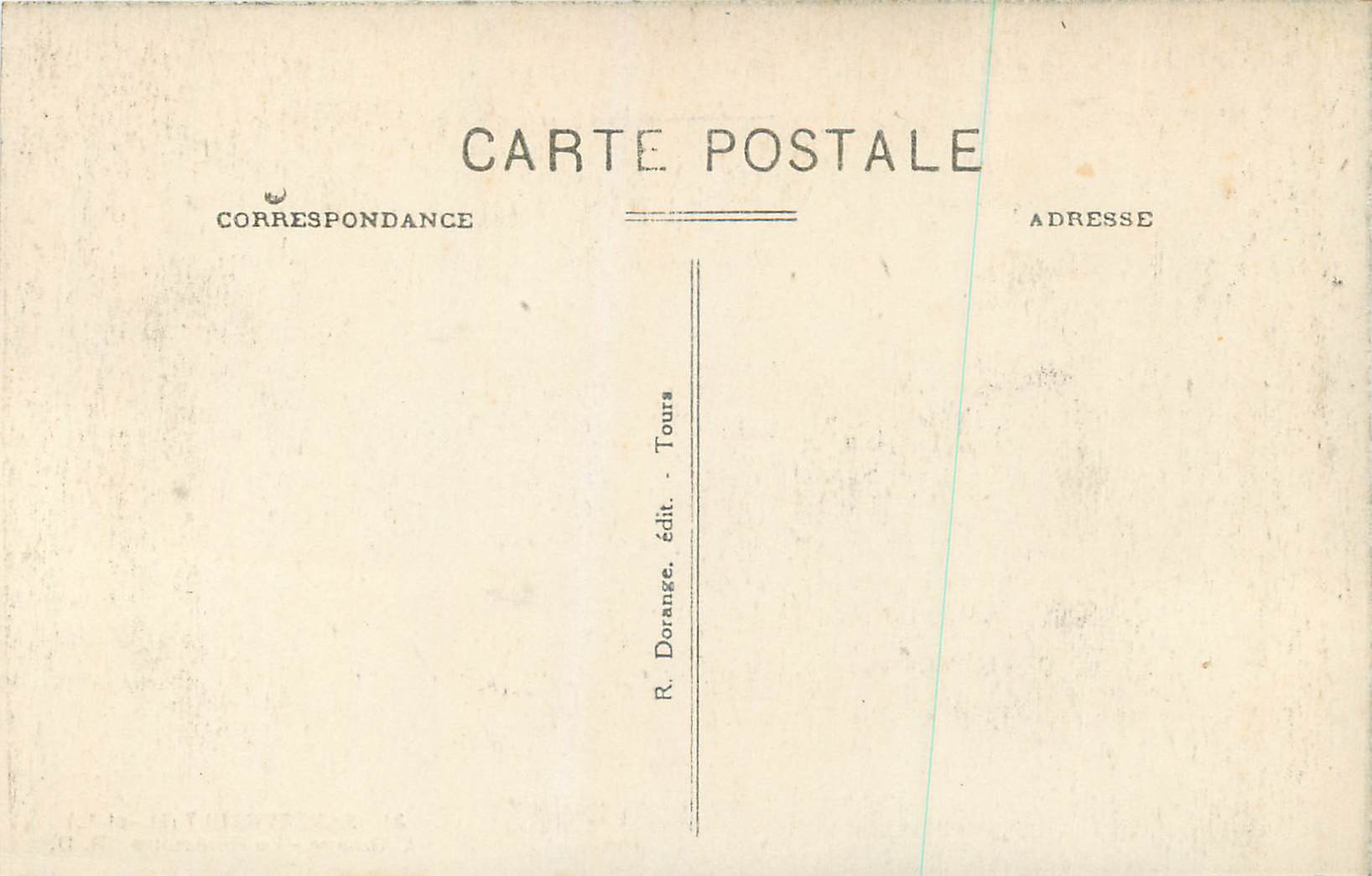 CPA 31 fontevrault (m et l) l abbaye le refectoire — Rückseite