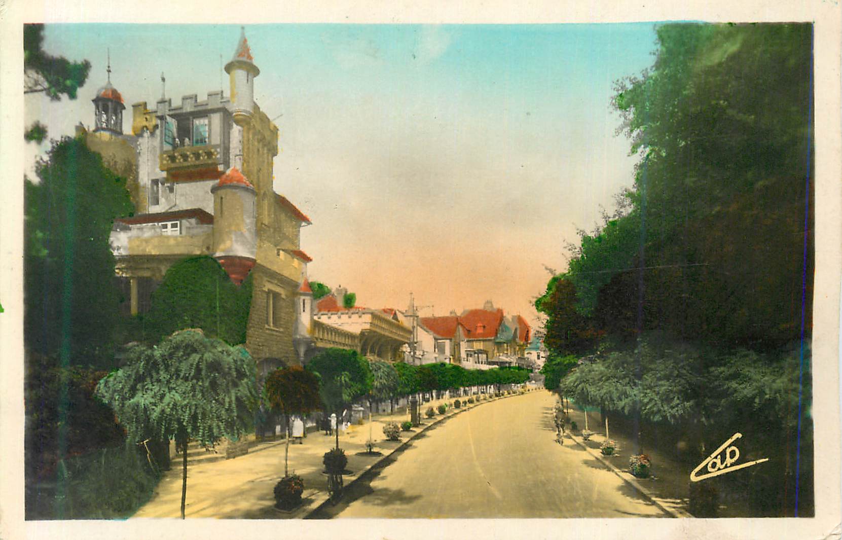 CPA 85 le touquet paris plage village suisse