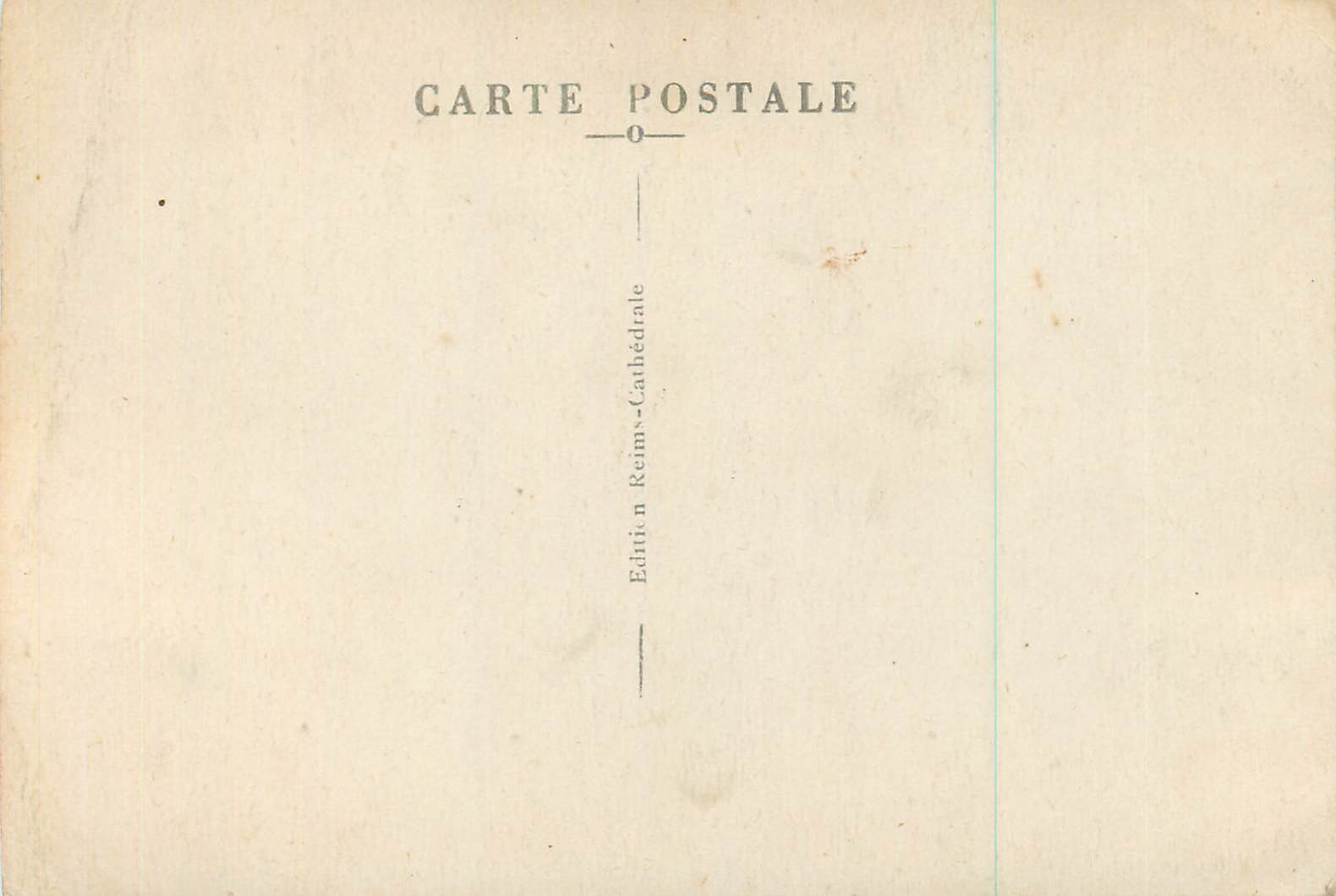 Reims — La Cathédrale et la Ville en ruines — Édition Reims-Cathédrale — Achterkant