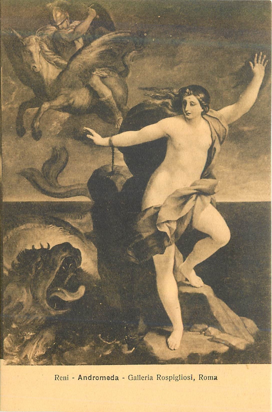 CPA Reni andromeda galleria rospigliosi roma