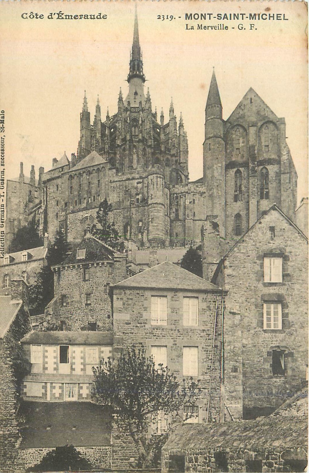 CPA Cote d emeraude 2319 mont saint michel la merveille