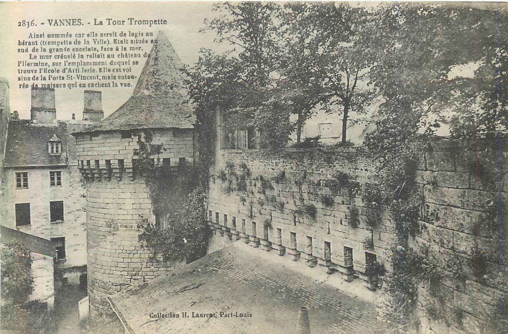 CPA 2836 vannes la tour trompette