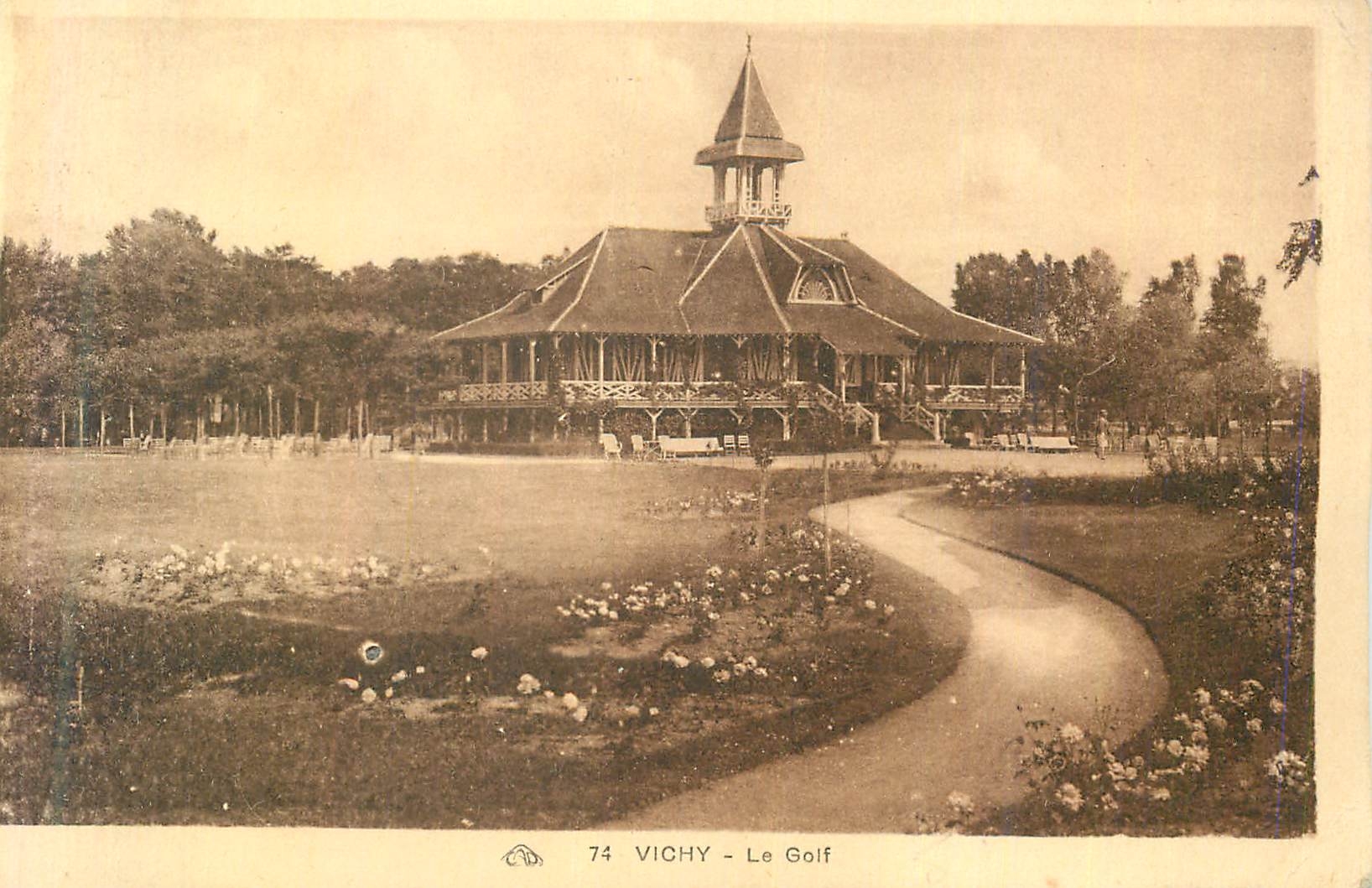 CPA 74 vichy le golf