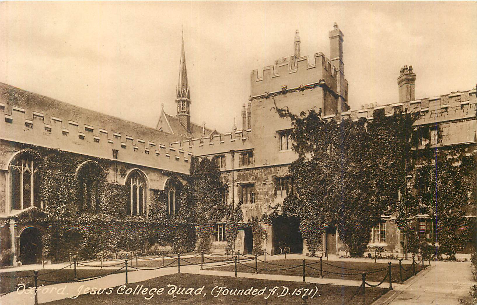 CPA Oxford jesus college quard (founded a d 1571)
