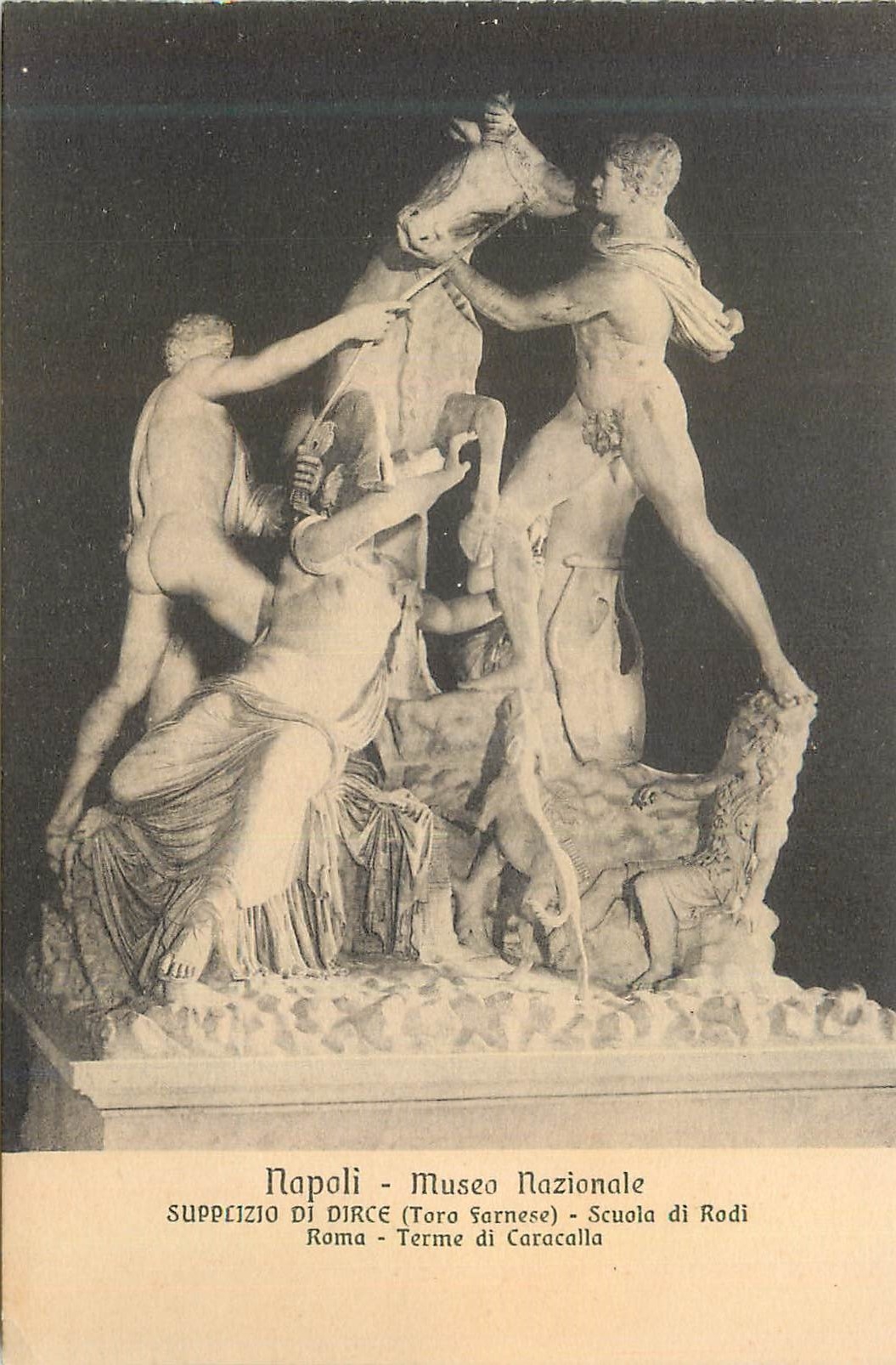 Supplicio di Dirce - Toro Sarnese - Scuola di Rodi - Museo Nazionale Napoli