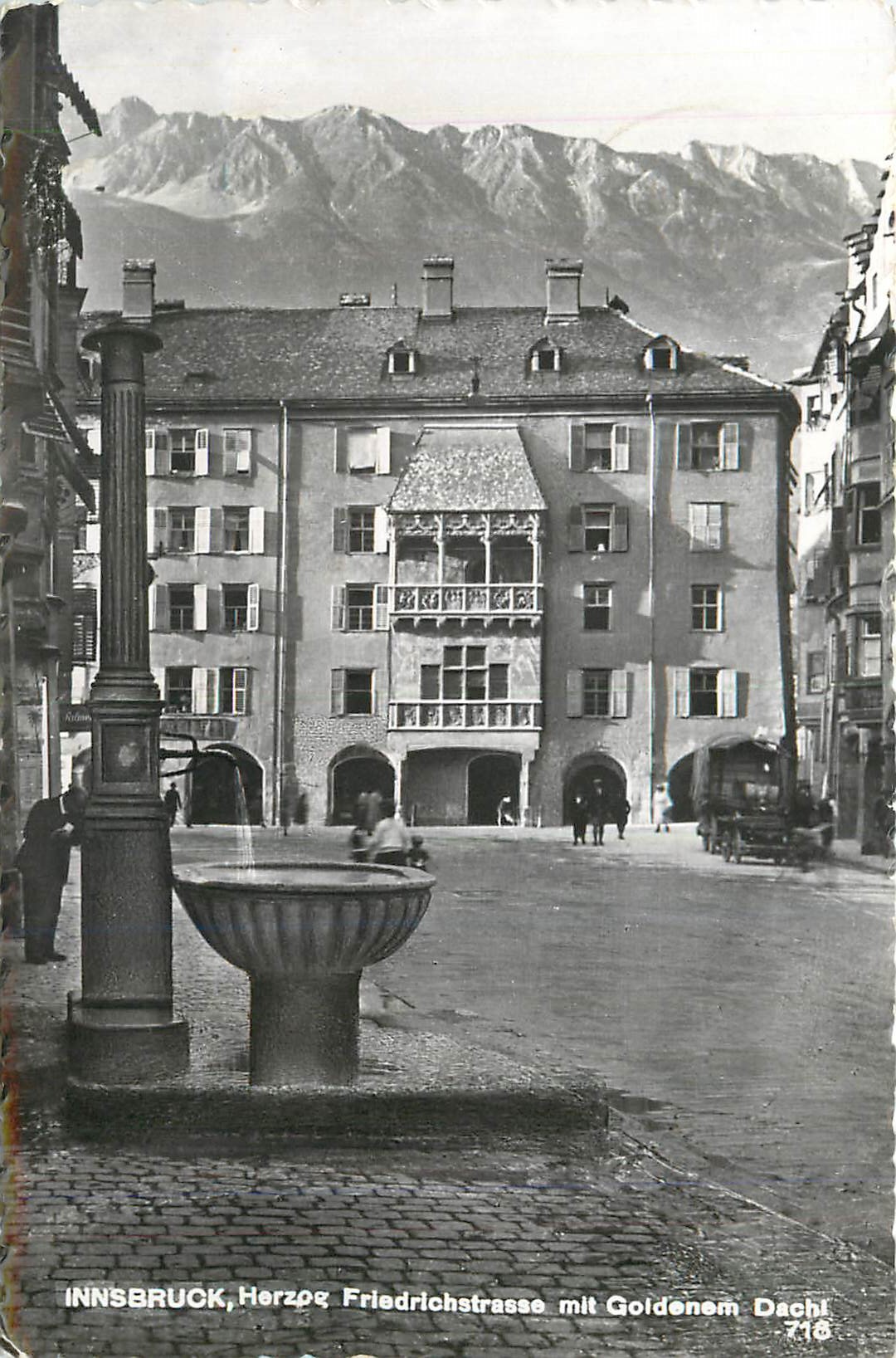 CPM Innsbruck herzoz friedrichstrasse mit goldenem dachi 718