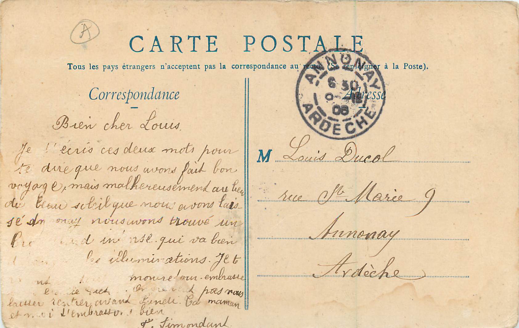 CPA 12 lyon la nuit place carnet et le manument de la republique — Verso