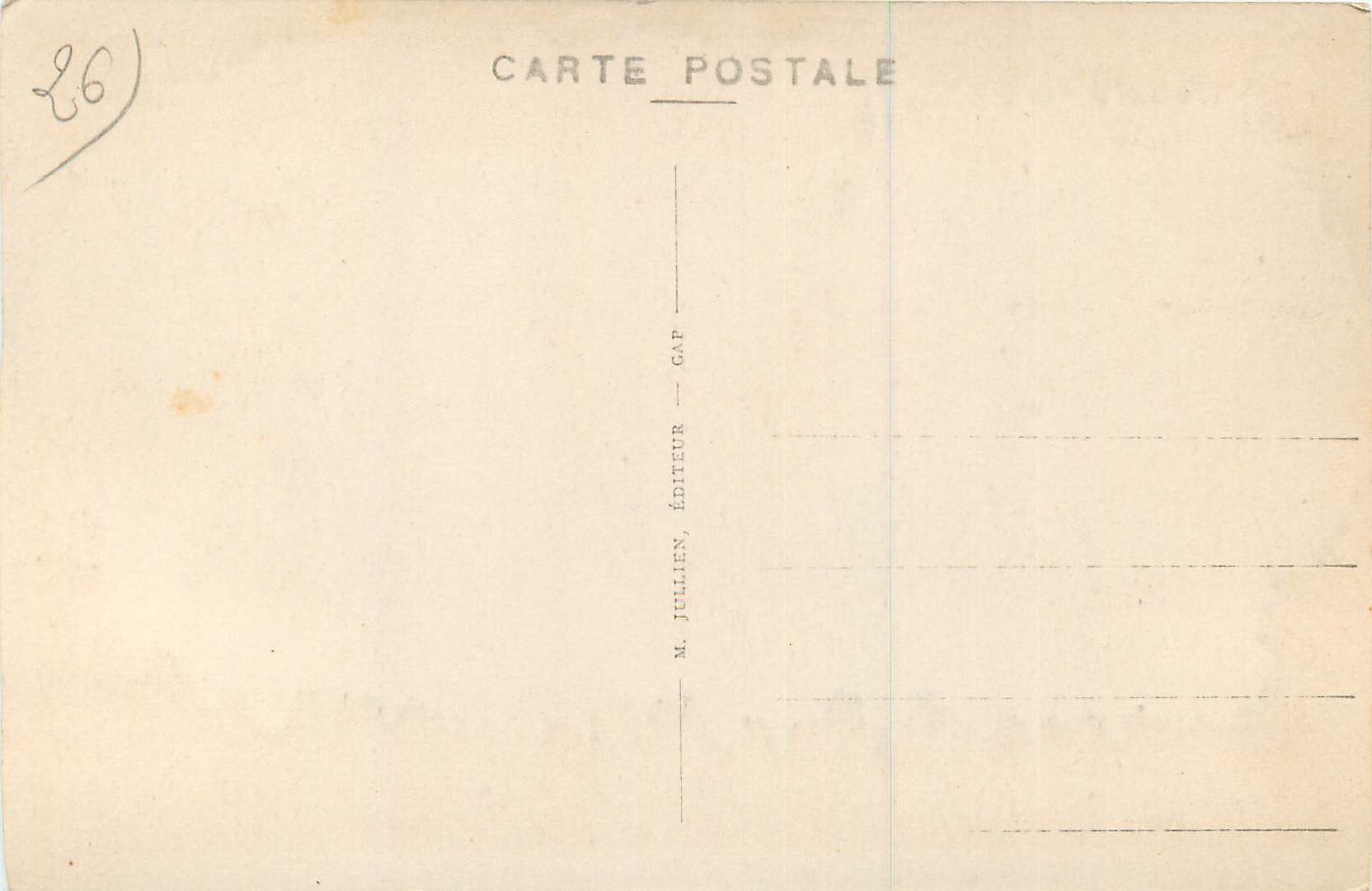 Lus-la-Croix-Haute (1050 m.) — Les Gorges de Ricoufroid — Collection C. Raffert — Reverso