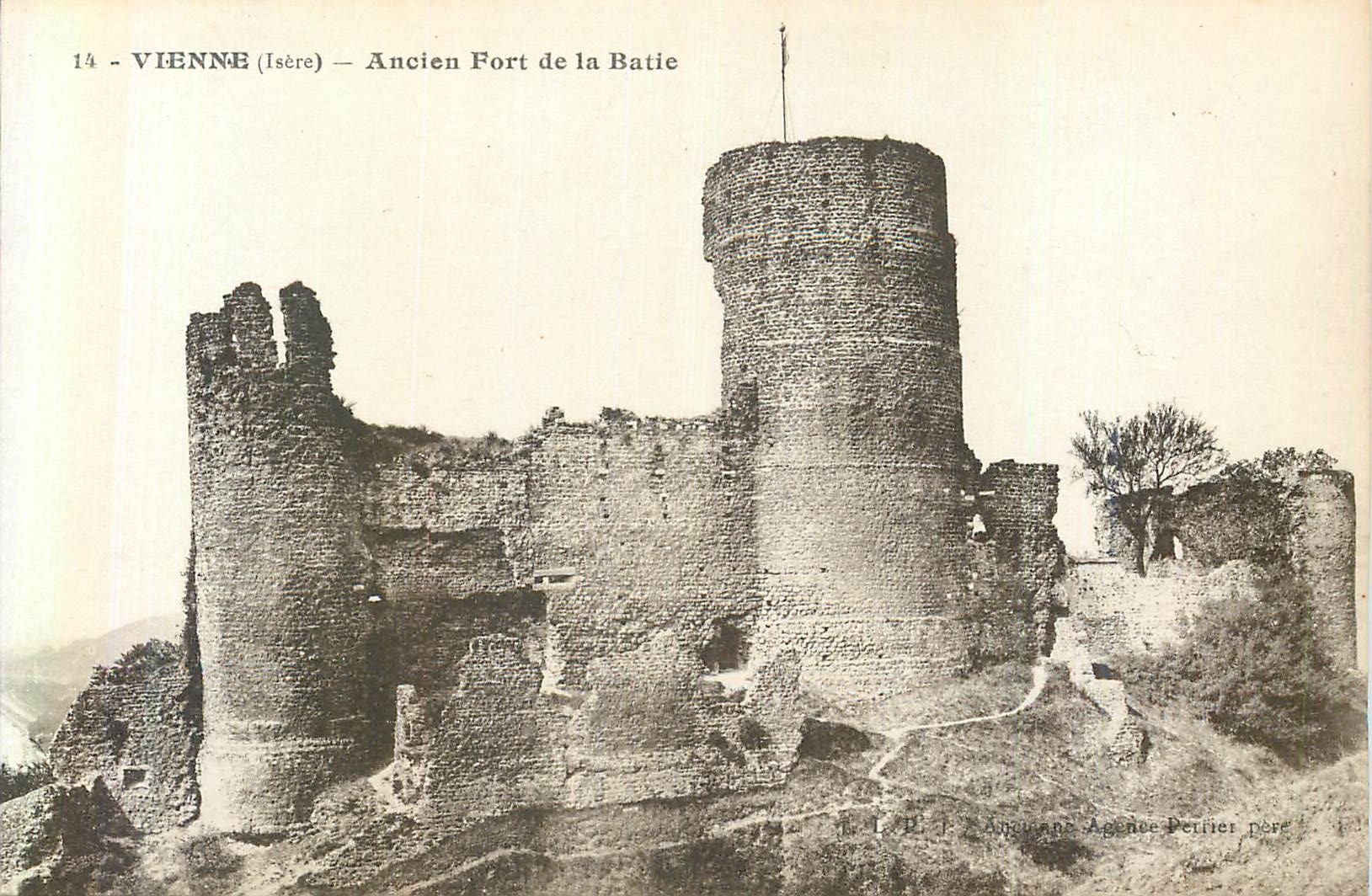 CPA 14 vienne (isere) ancien fort de la batie