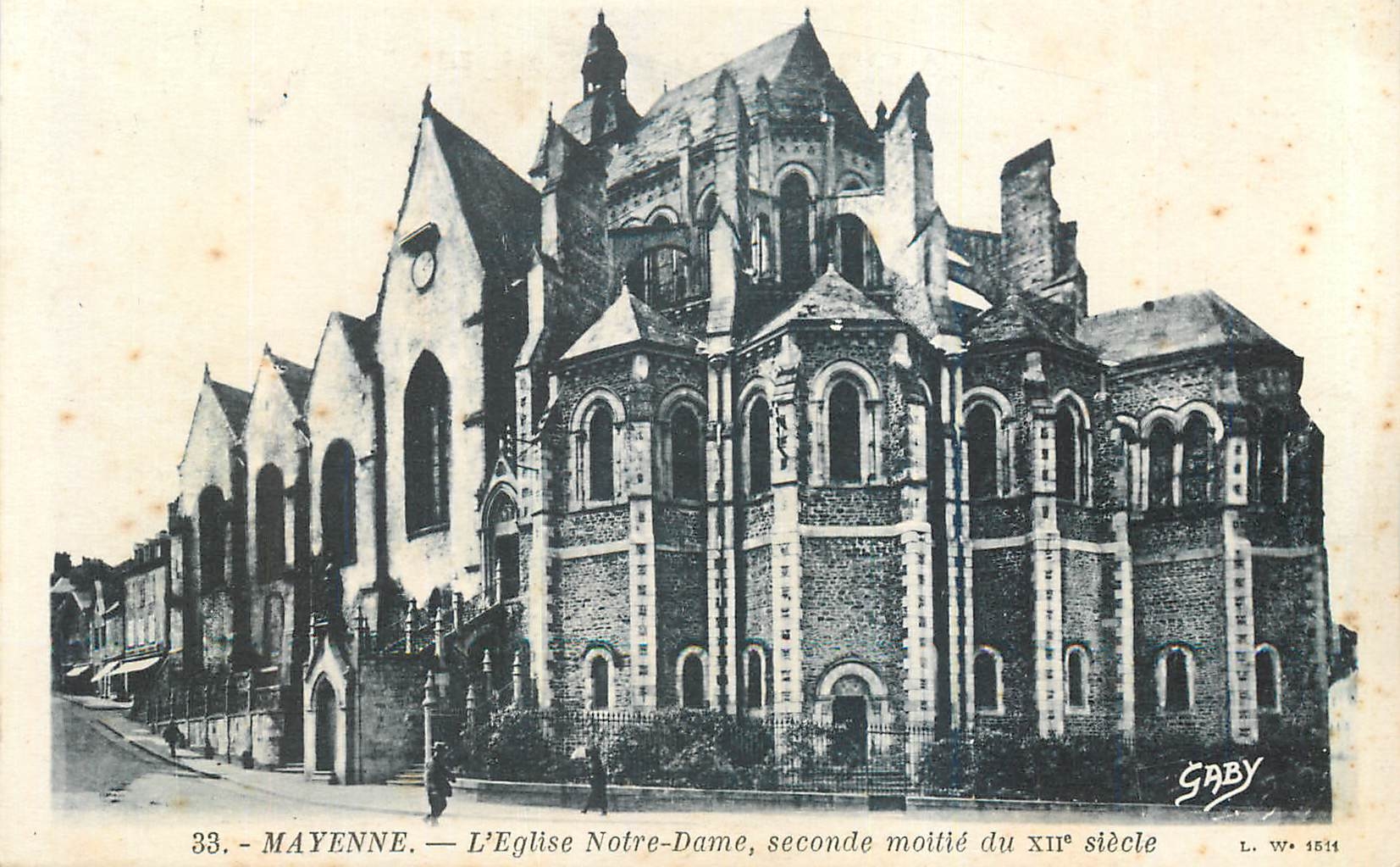 CPA 33 mayenne l eglise notre dame seconde moitie du xii siecle