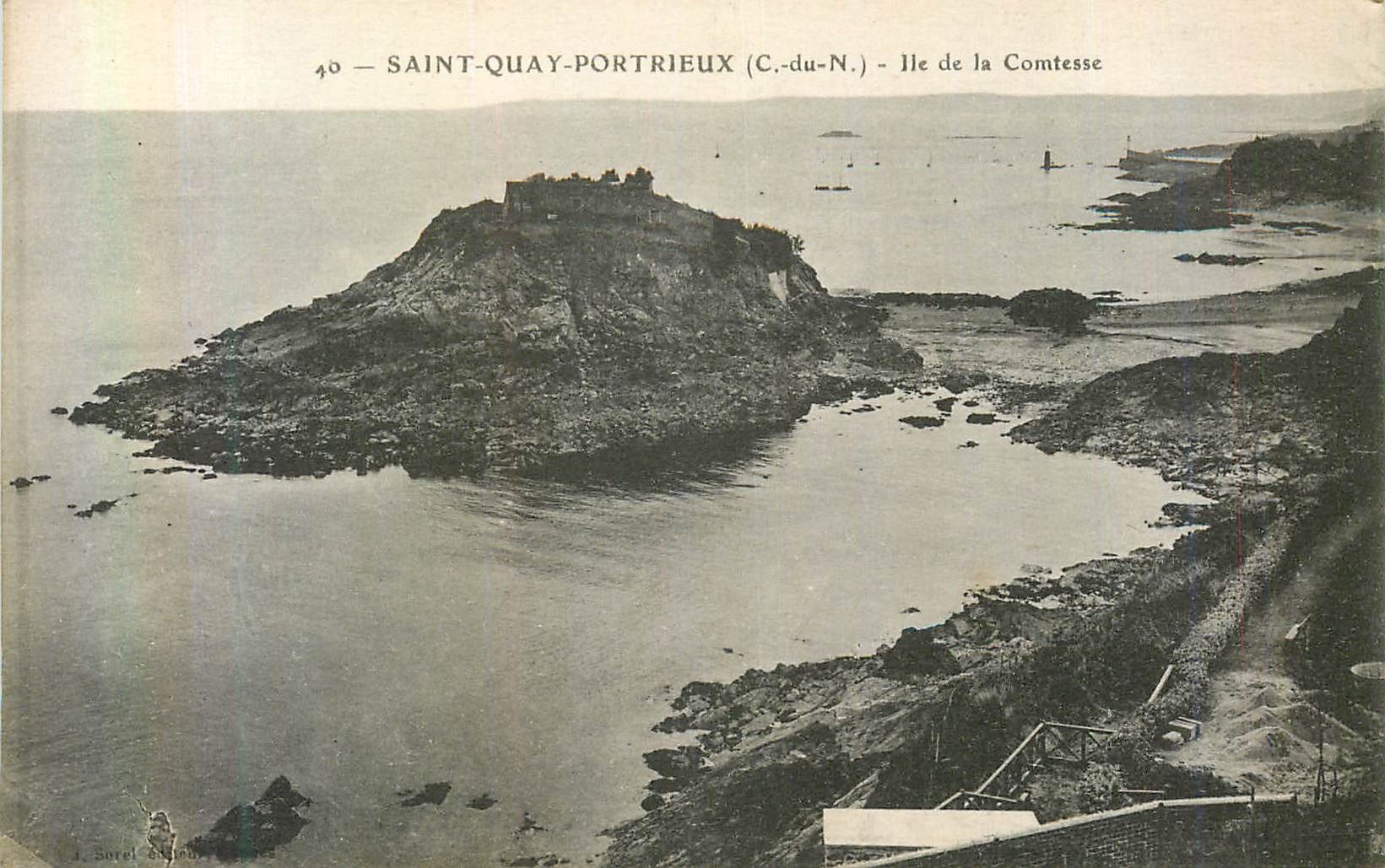 Saint-Quay-Portrieux (C.-du-N.) — Île de la Comtesse — J. Sarel & Cie