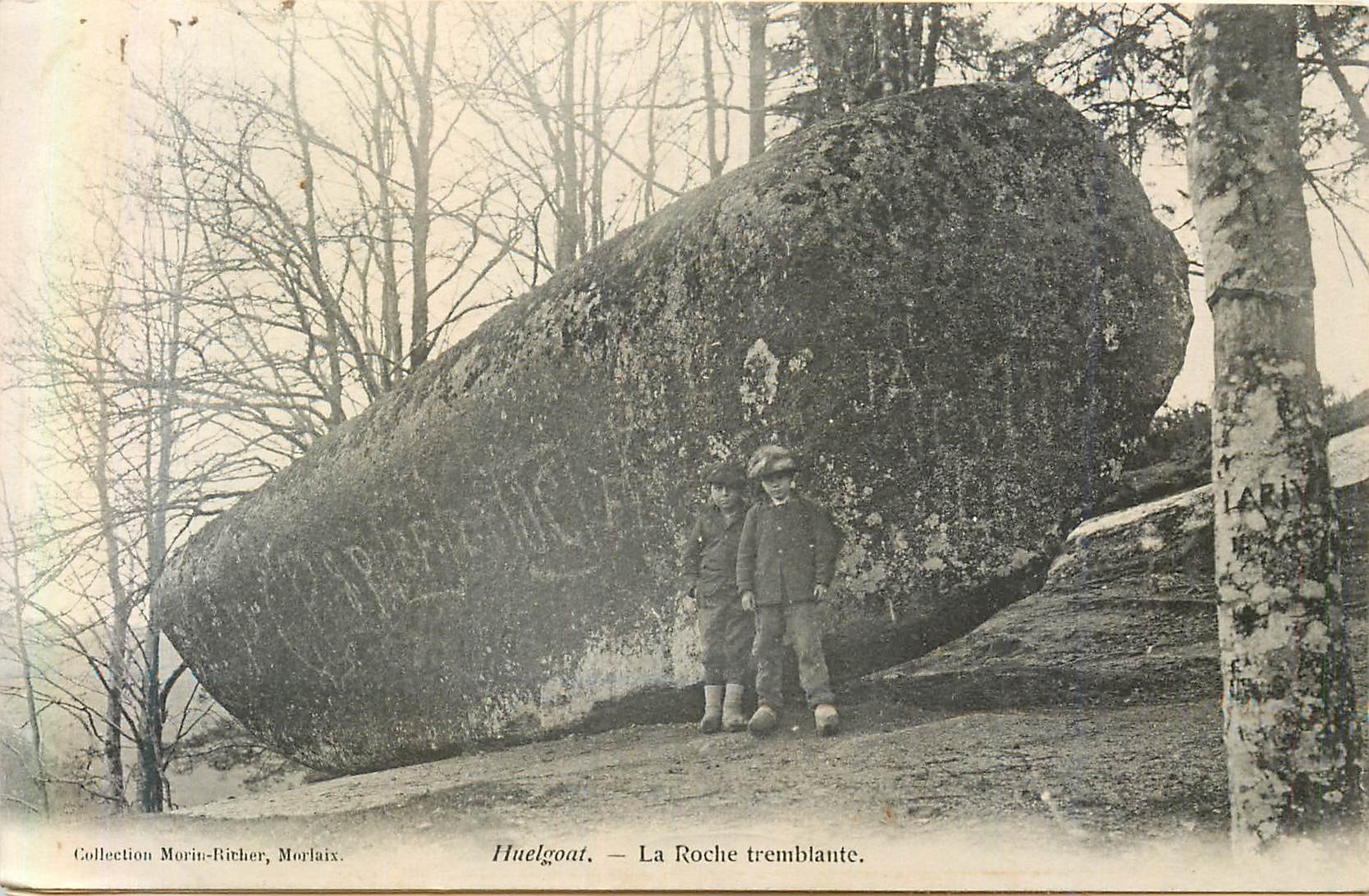 CPA Huelgoat la roche tremblante