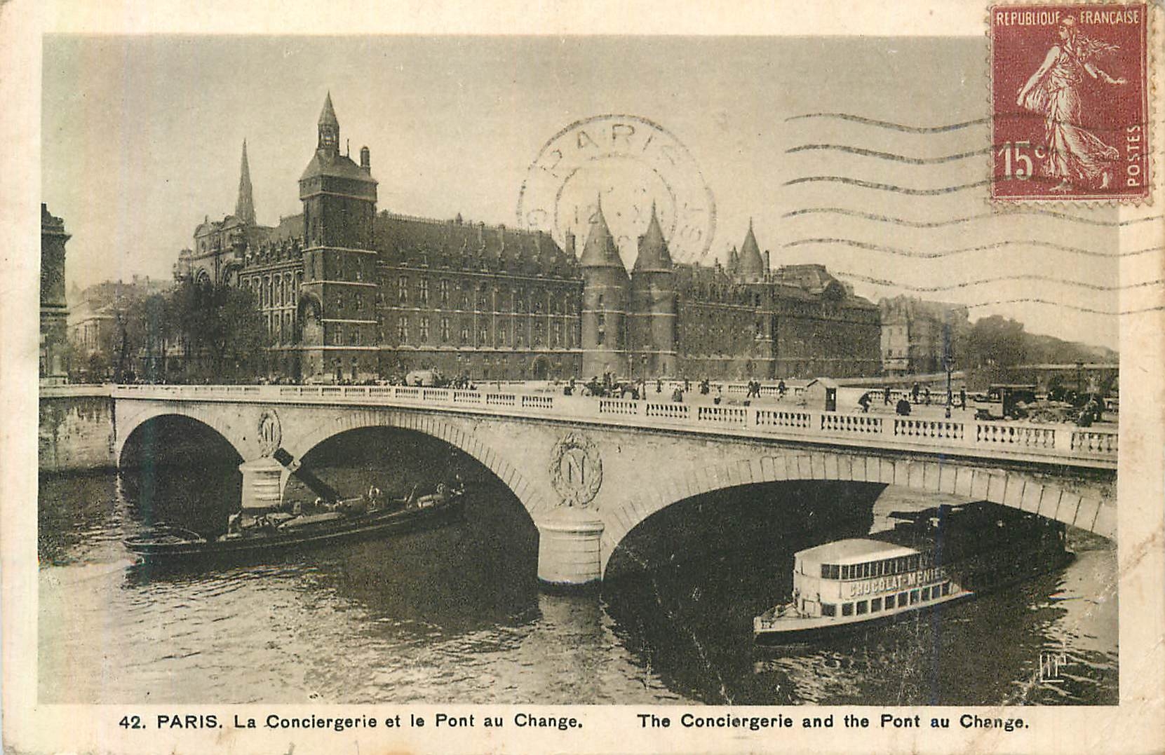 Paris, La Conciergerie et le Pont au Change — Les Éditions Artistiques -- LIP