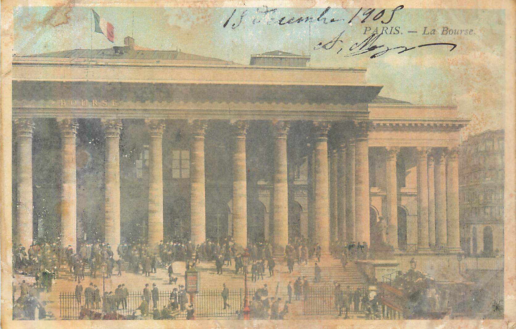 Paris — La Bourse — éditeur non visible - Recto
