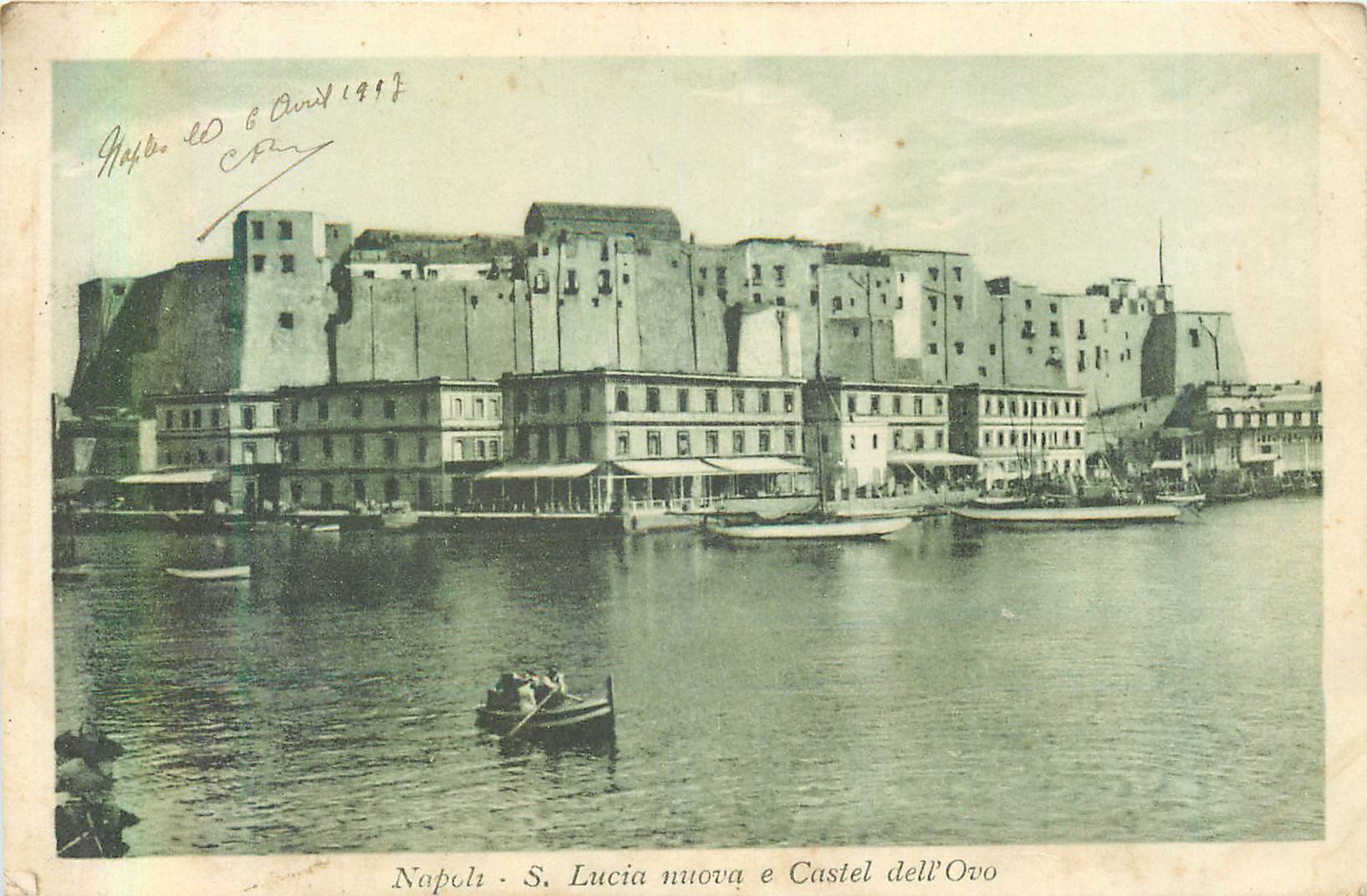 CPA Napoli s lucia nuova e castel dell ovo