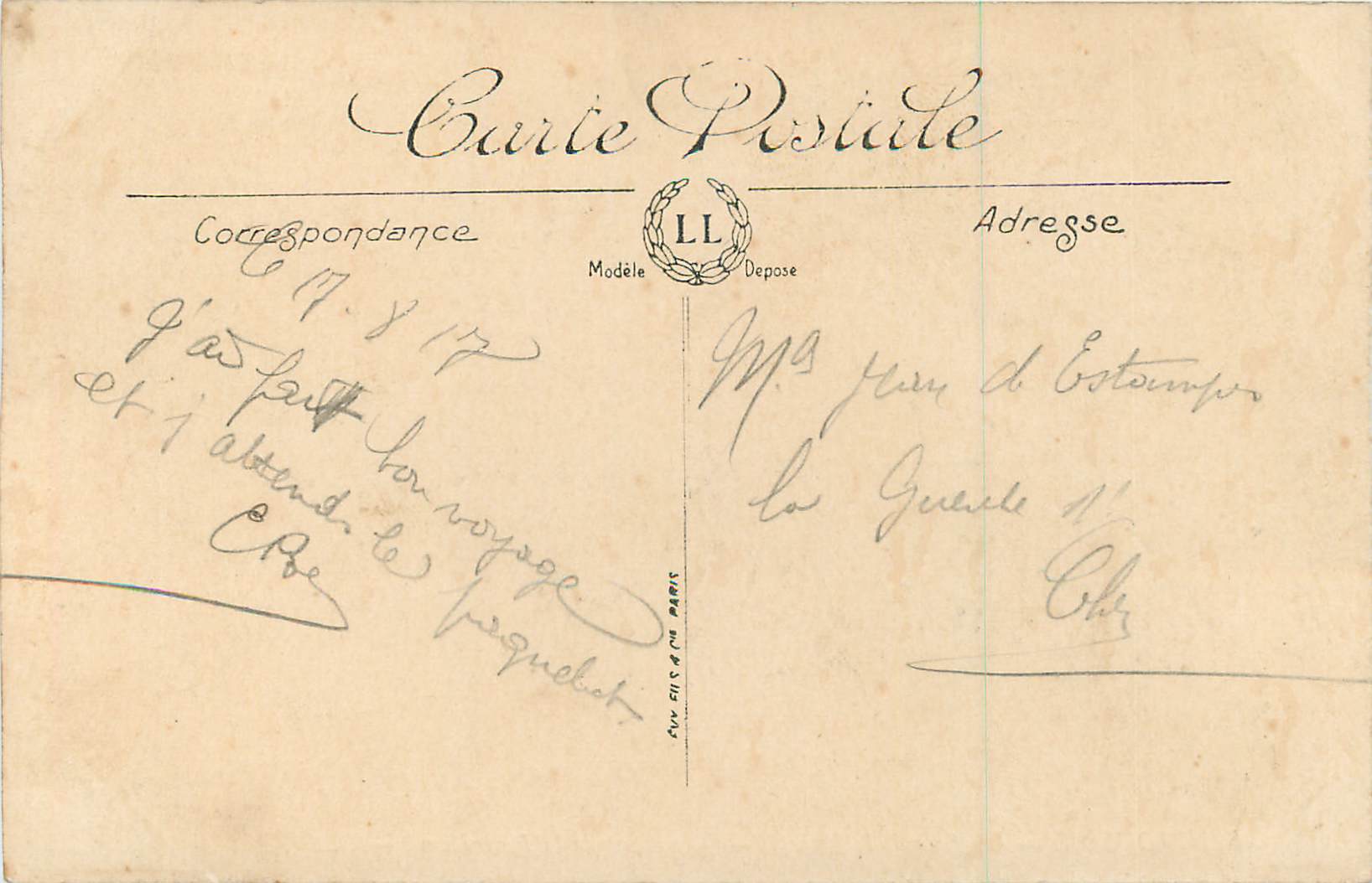 Toulon — La Place de la Liberté — Monument de la Fédération — LL. n°59 — Reverso
