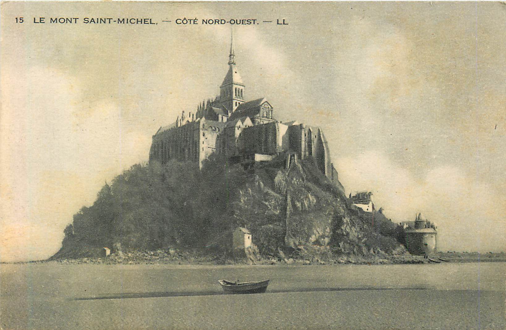 Le Mont Saint-Michel — Côté Nord-Ouest — LL