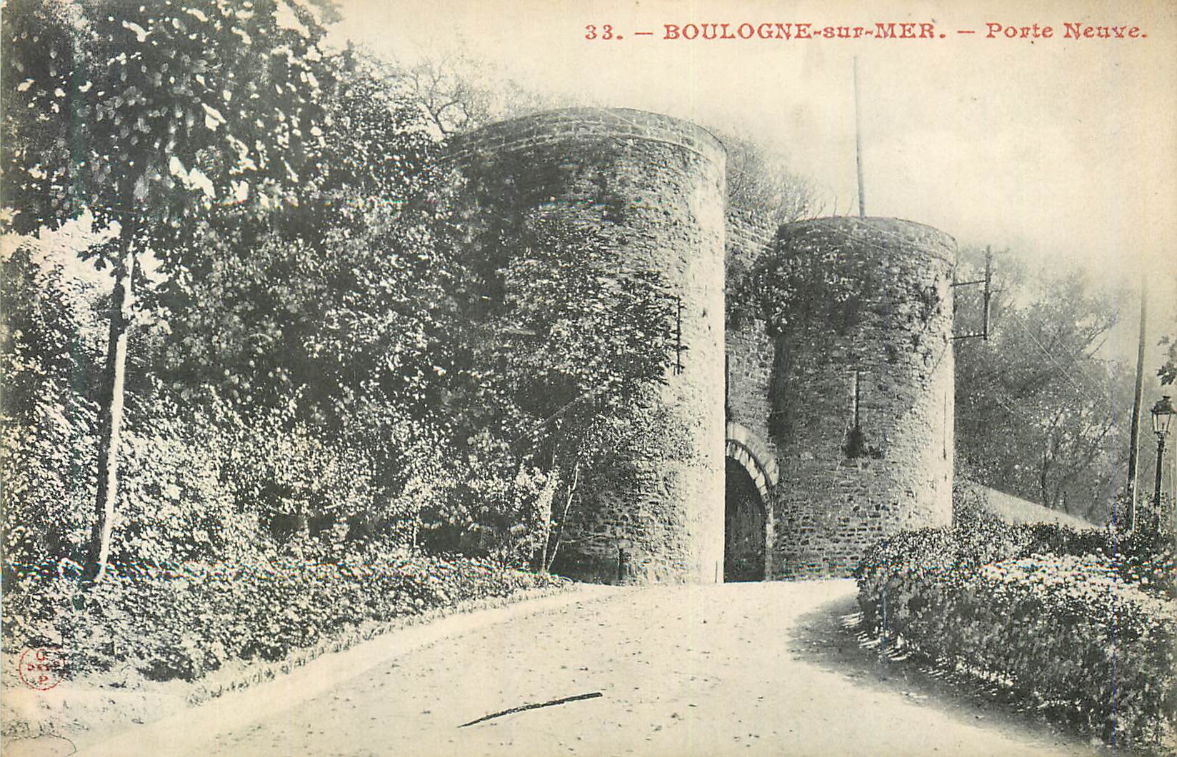 Boulogne-sur-Mer — Porte Neuve — unknown publisher, no. 33