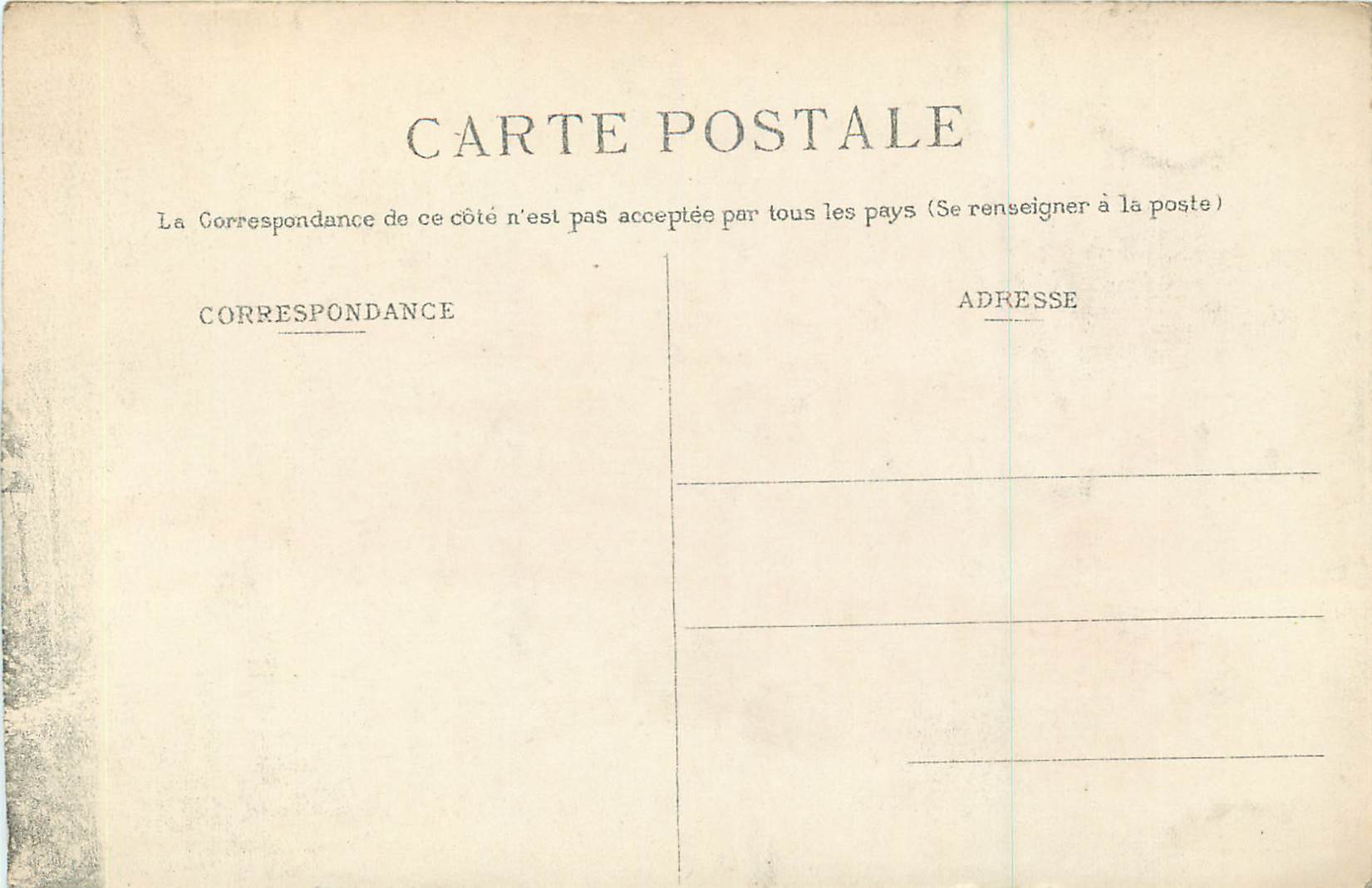 Boulogne-sur-Mer — Porte Neuve — unknown publisher, no. 33 — Back