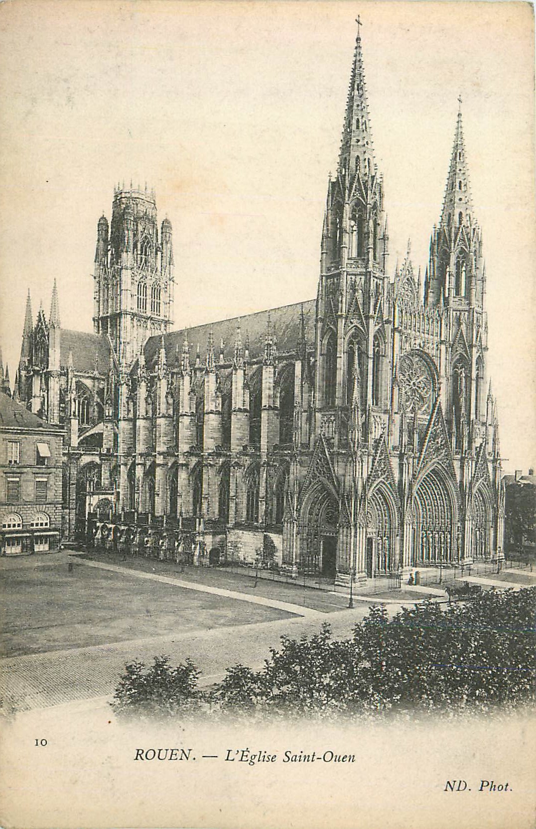 CPA 10 rouen l eglise saint ouen