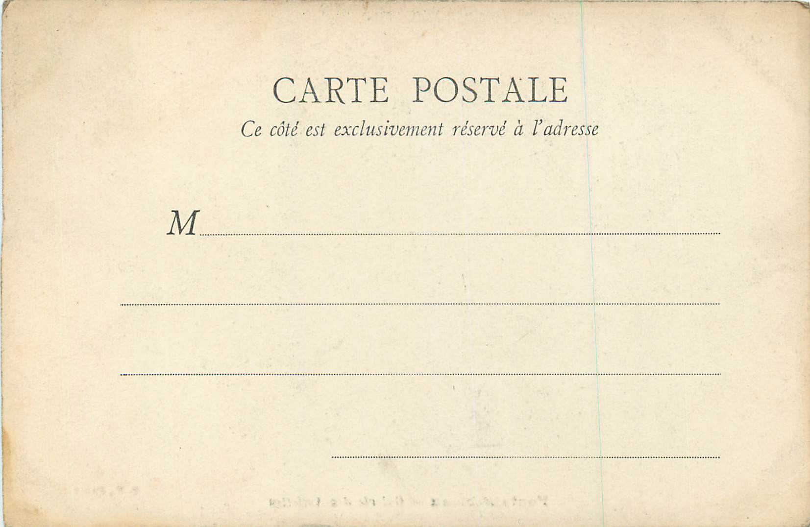 Fontainebleau — Galerie des Assiettes — B. F., Paris — Rückseite