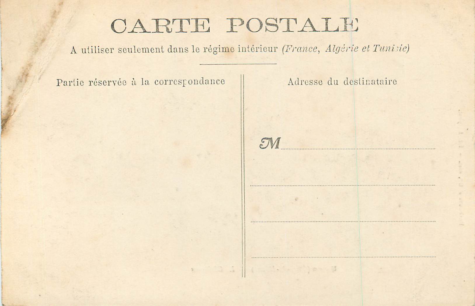 Usson (Puy-de-Dôme) — Le Château — Hachette et Cie, phot. — Rückseite