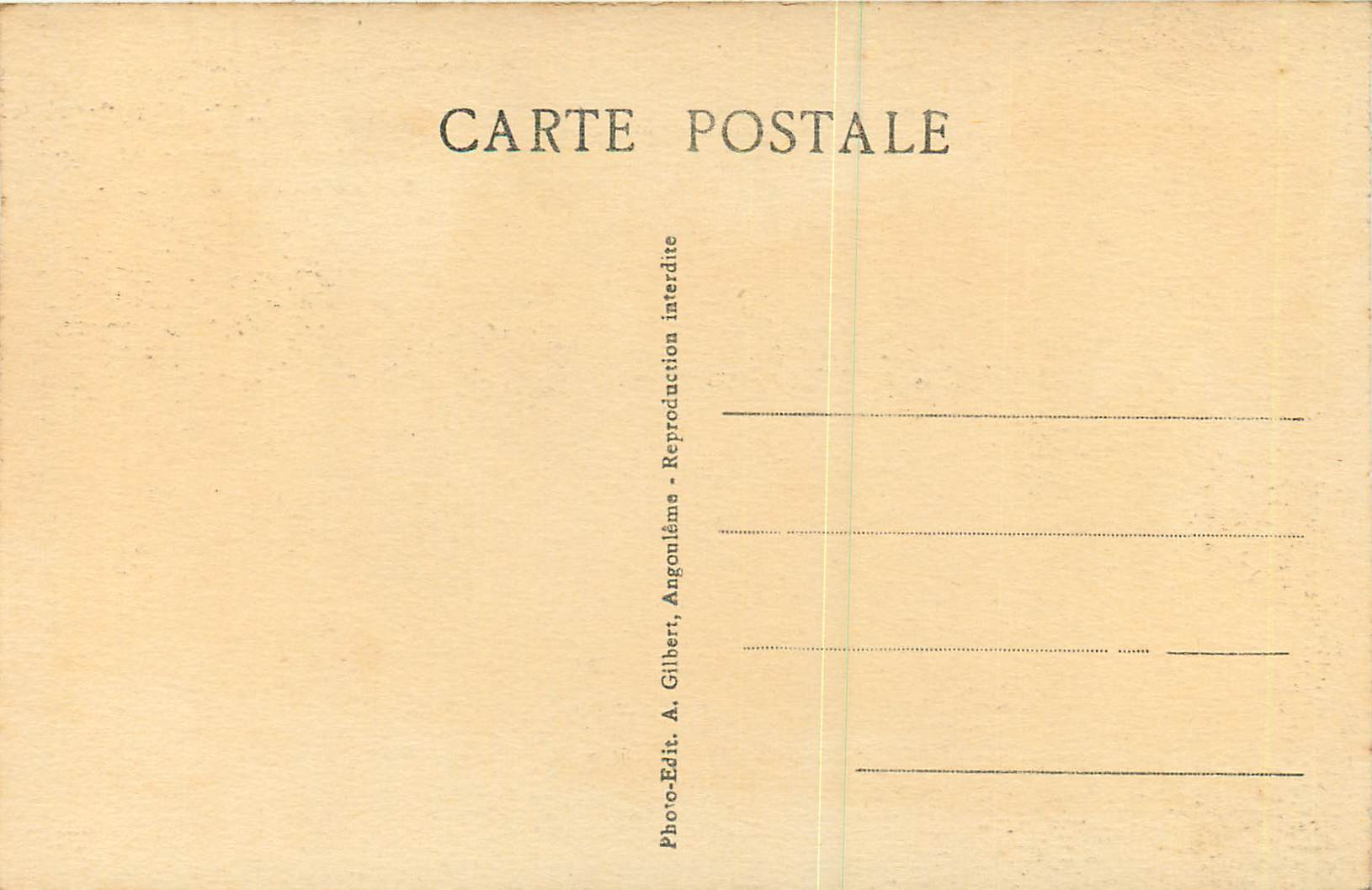 Cathédrale Saint-Pierre — Angoulême — A.G.A. - 1101 — Rückseite