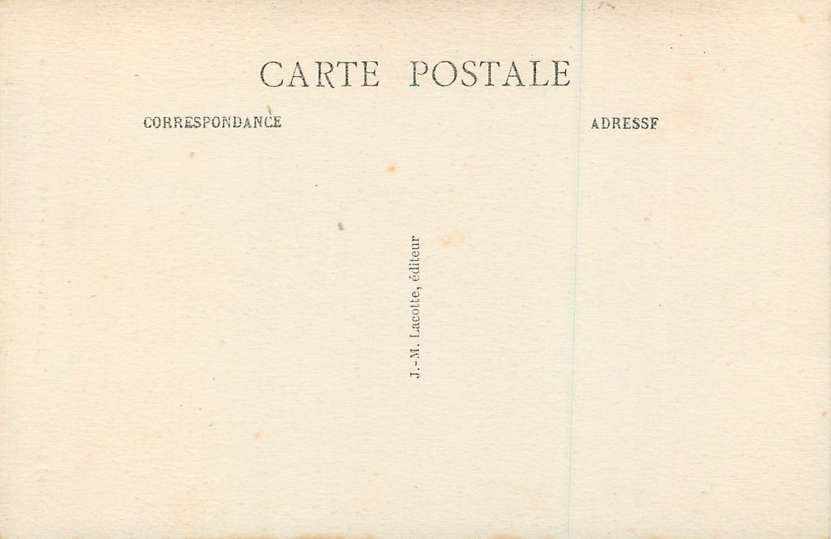 CPA 96 saint estephe pres nontron le chapolet du diable — Rückseite