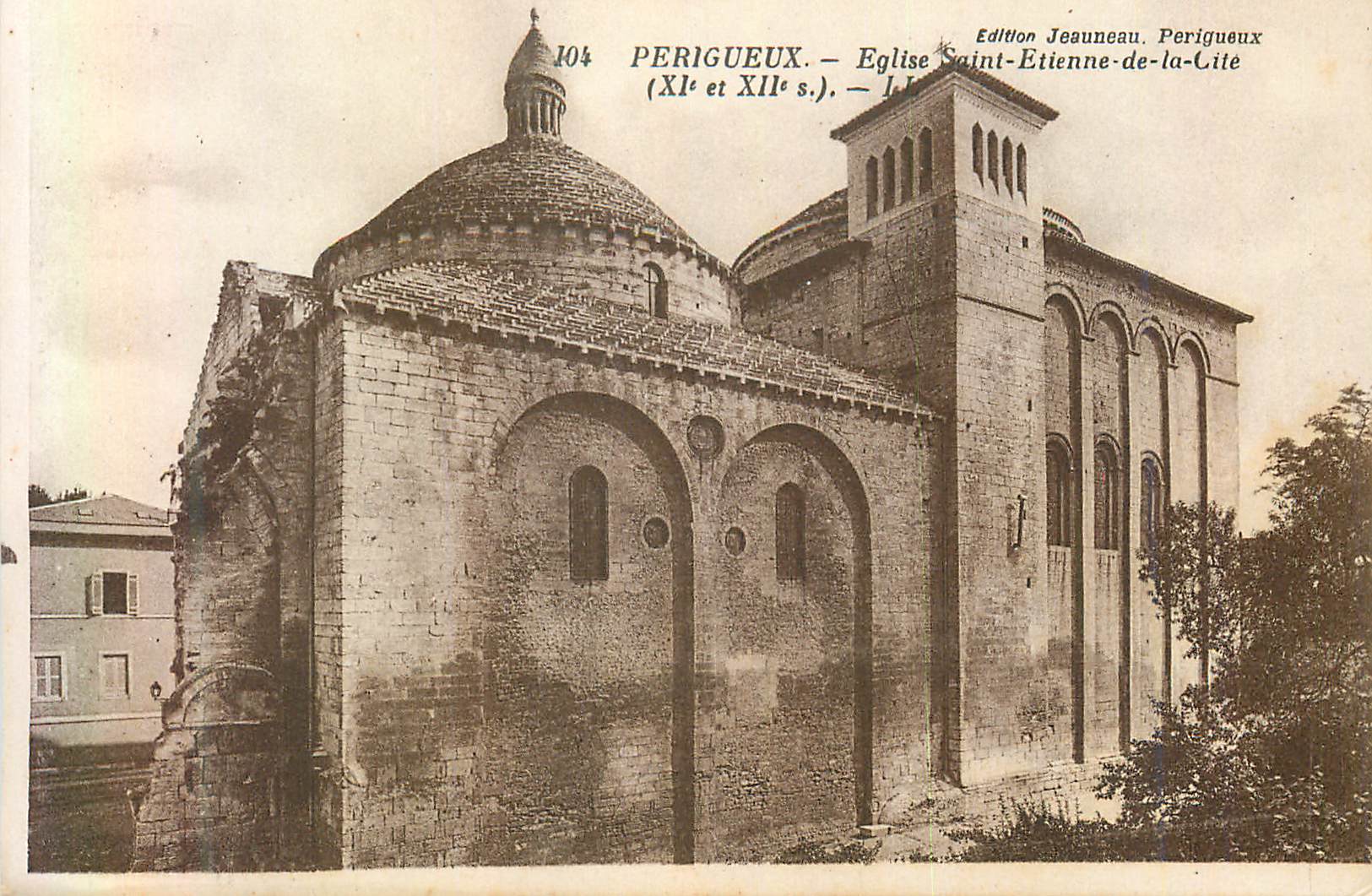 Périgueux — Église Saint-Étienne-de-la-Cité — Édition Jeaneau, Périgueux