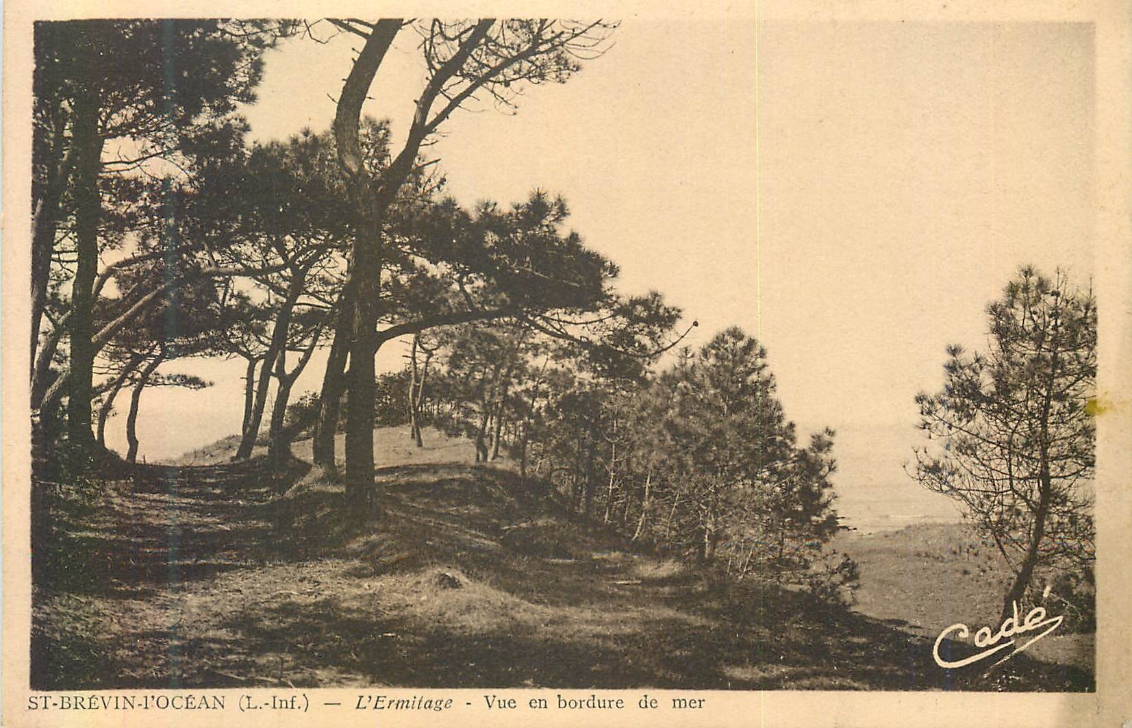 CPA St brevin l ocean (i inf) l ermitage vue en bordure de mer
