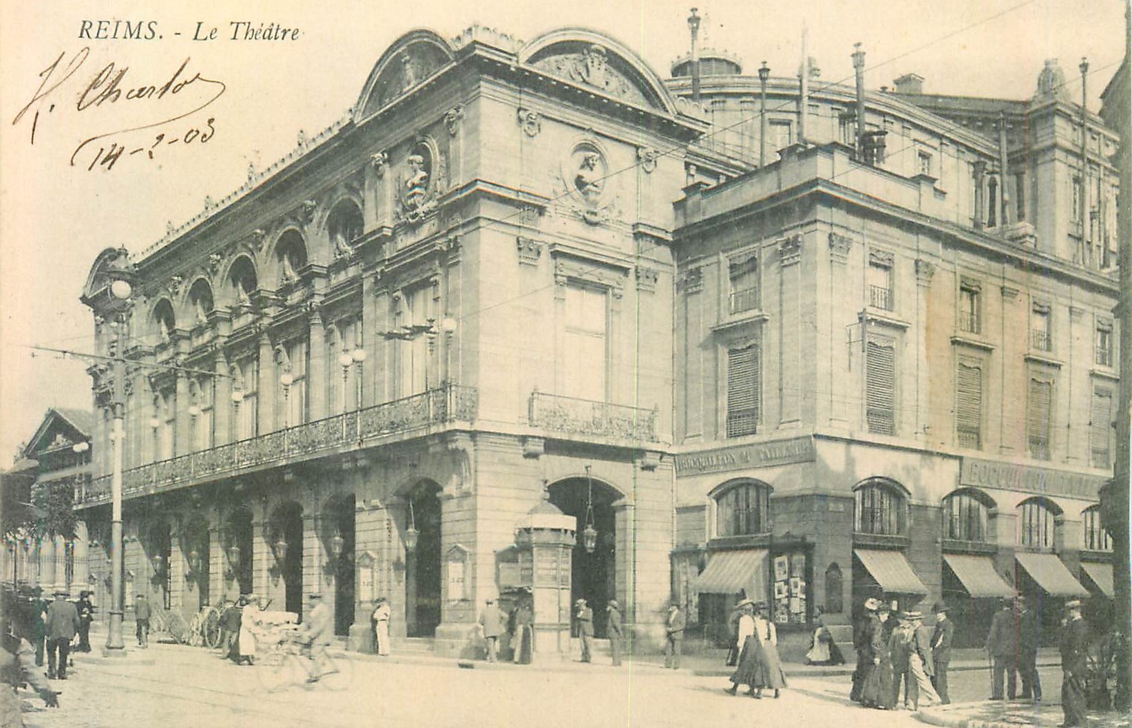 Reims - Le Théâtre — R. Chocento, n° 144-7-03