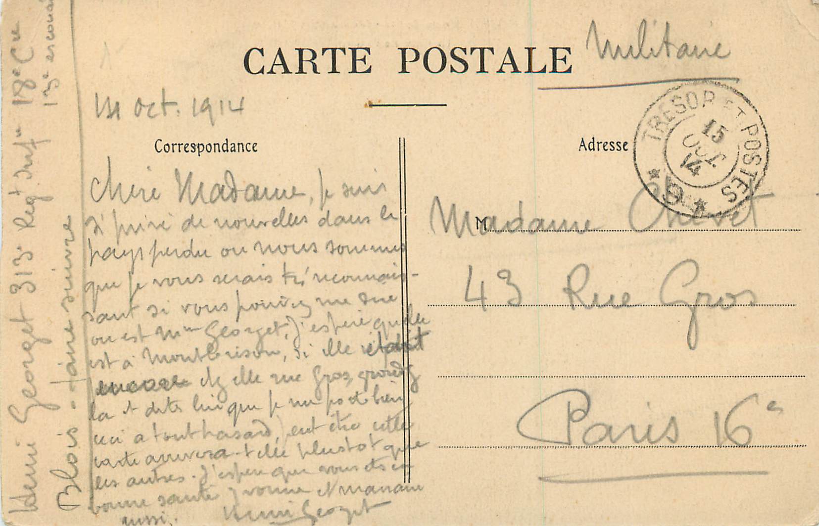 L'ARGONNE — Route de Ste-Ménéhould à Florent — La Côte de l'Étiang — Lib. Imp. Martinet, Hautard, Ste-Ménéhould — Back